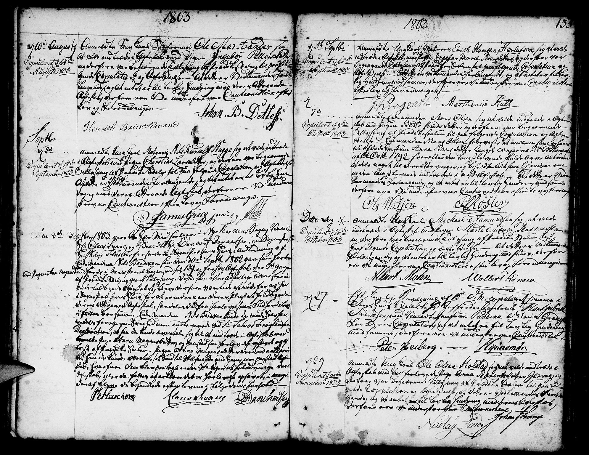 Nykirken Sokneprestembete, SAB/A-77101/H/Haa/L0008: Parish register (official) no. A 8, 1776-1814, p. 133