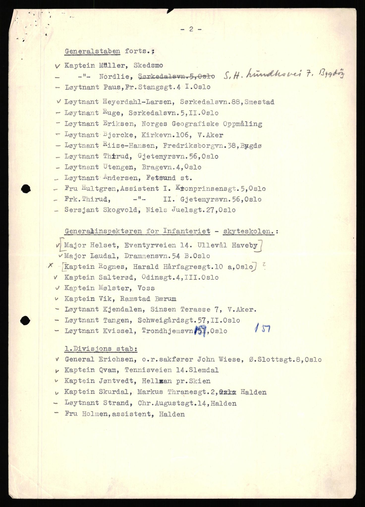 Forsvaret, Forsvarets krigshistoriske avdeling, AV/RA-RAFA-2017/Y/Yf/L0206: II-C-11-2120  -  Kapitulasjonen 7. juni 1940.  Okkupasjonstiden., 1940-1945, p. 165