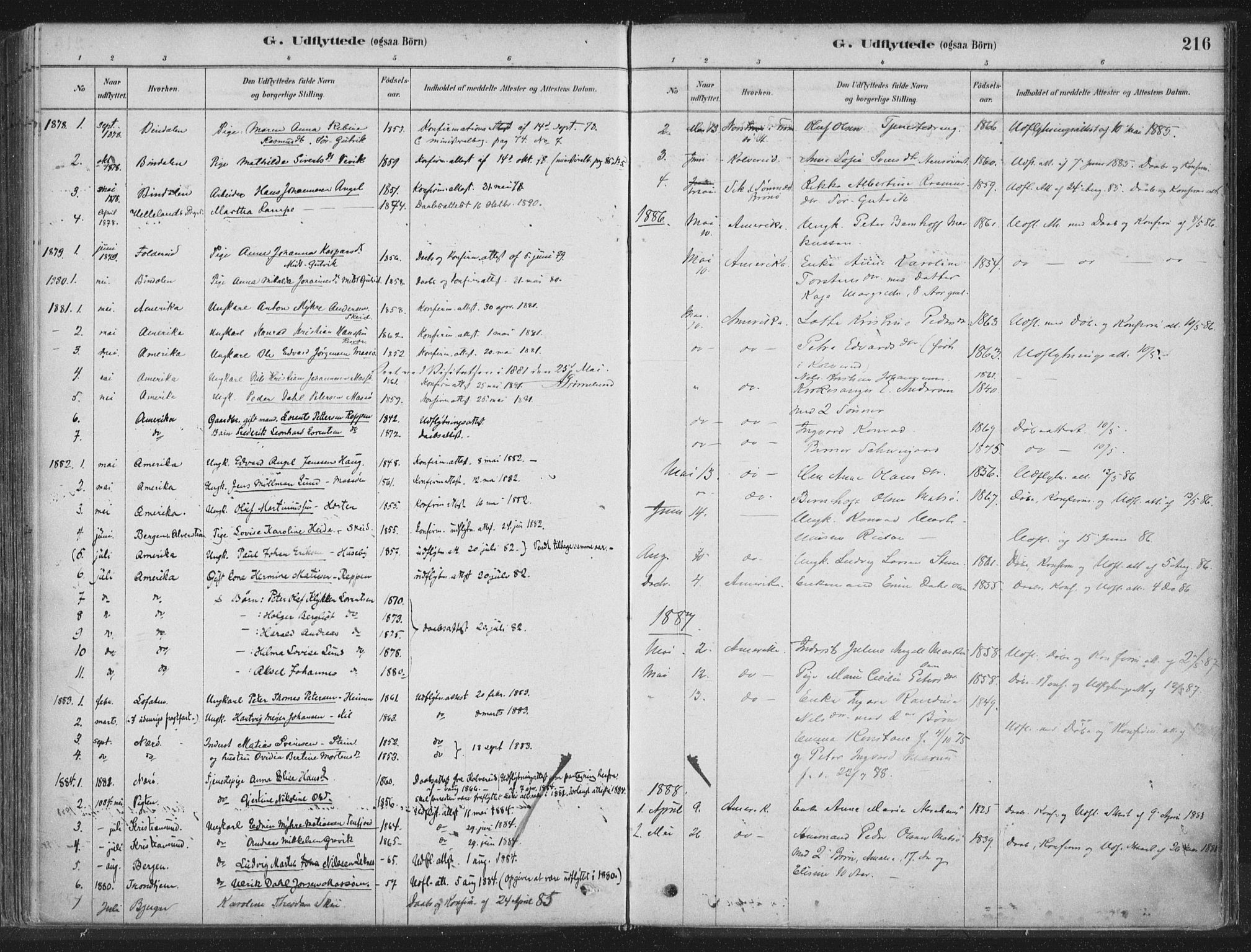 Ministerialprotokoller, klokkerbøker og fødselsregistre - Nord-Trøndelag, SAT/A-1458/788/L0697: Parish register (official) no. 788A04, 1878-1902, p. 216