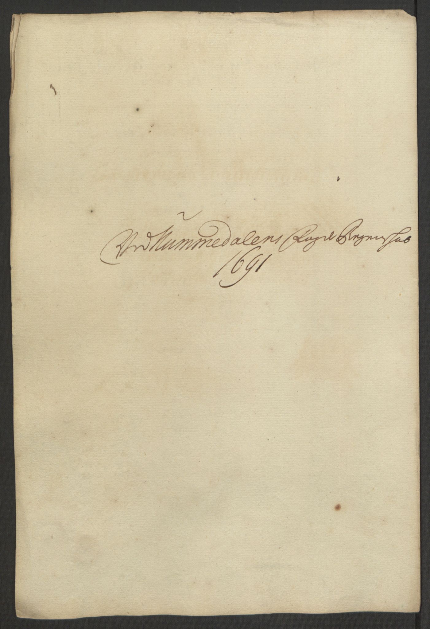 Rentekammeret inntil 1814, Reviderte regnskaper, Fogderegnskap, RA/EA-4092/R64/L4423: Fogderegnskap Namdal, 1690-1691, p. 290