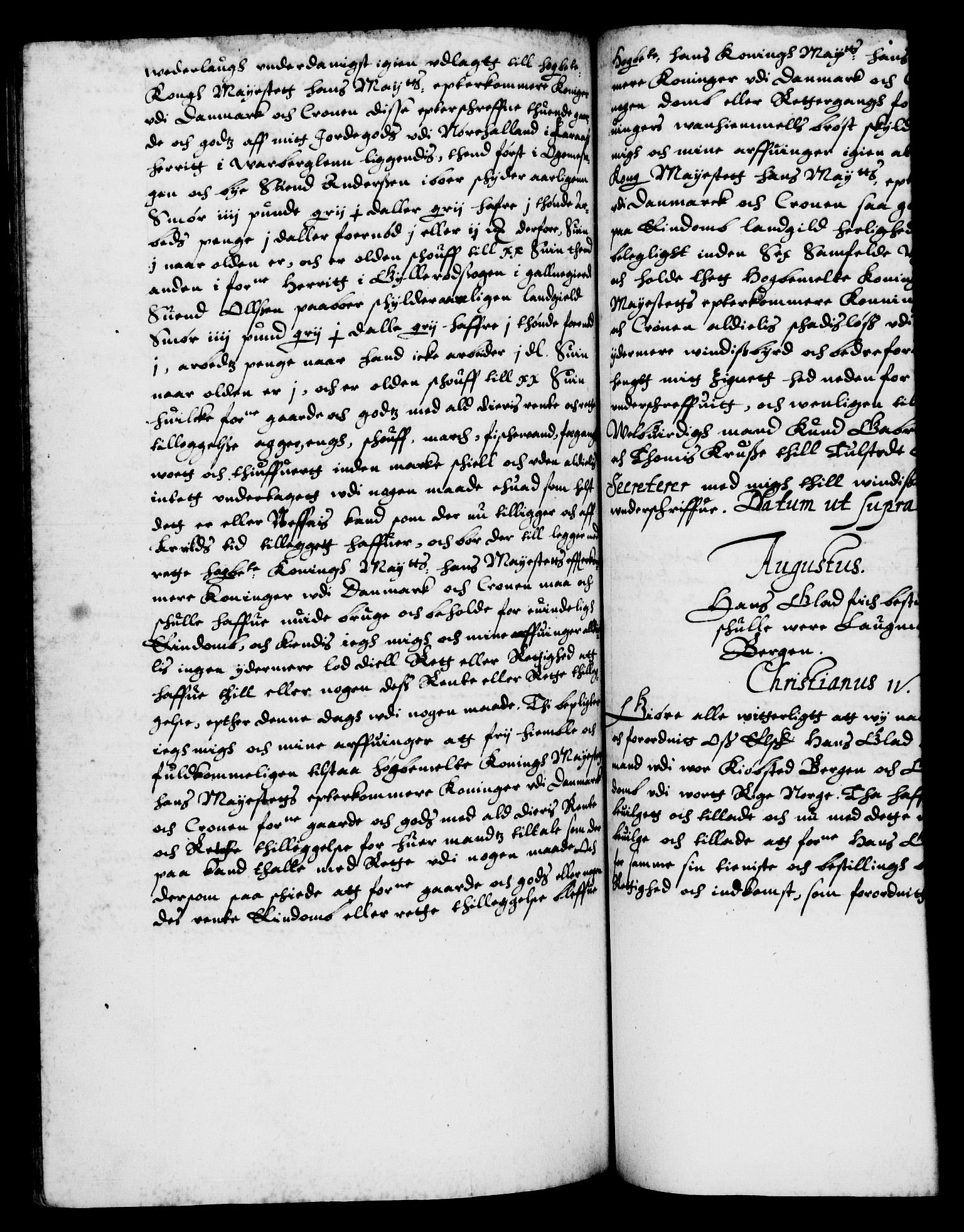 Danske Kanselli 1572-1799, AV/RA-EA-3023/F/Fc/Fca/Fcaa/L0003: Norske registre (mikrofilm), 1596-1616, p. 376b