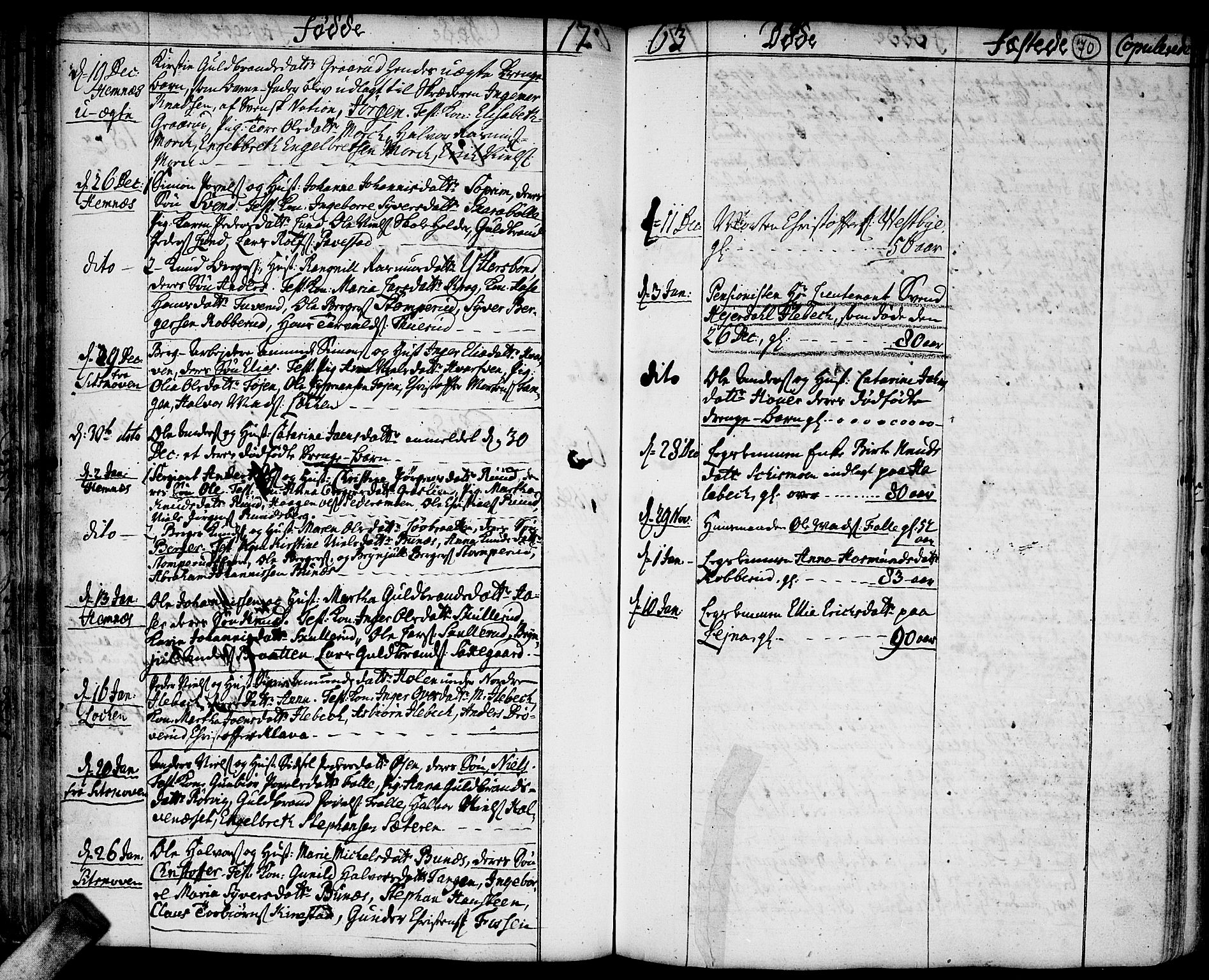 Høland prestekontor Kirkebøker, SAO/A-10346a/F/Fa/L0004: Parish register (official) no. I 4, 1757-1780, p. 70