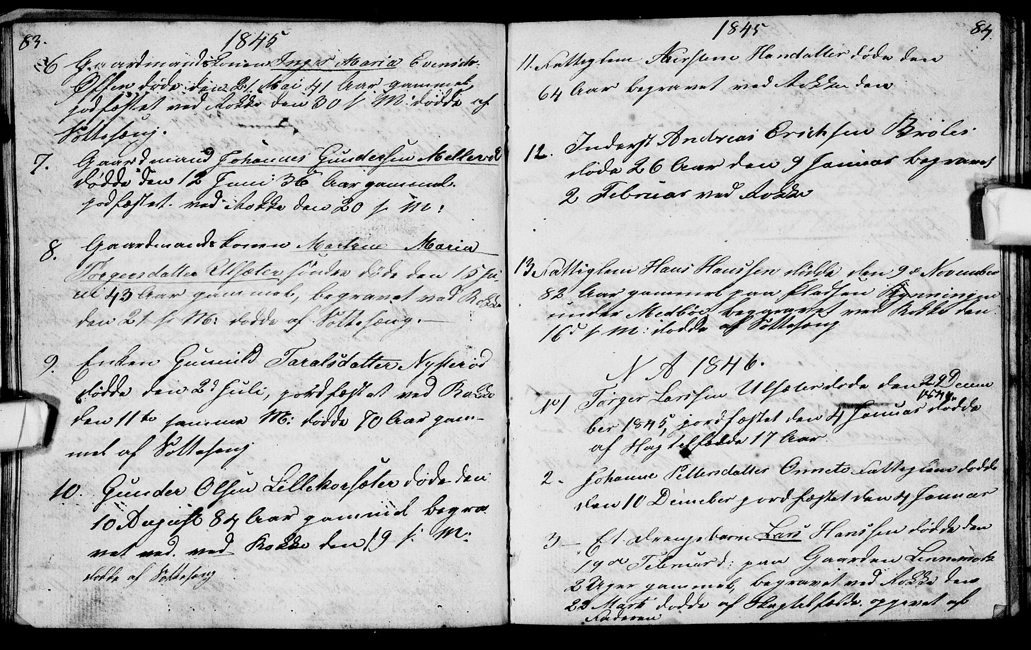 Berg prestekontor Kirkebøker, AV/SAO-A-10902/G/Gc/L0001: Parish register (copy) no. III 1, 1844-1855, p. 83-84