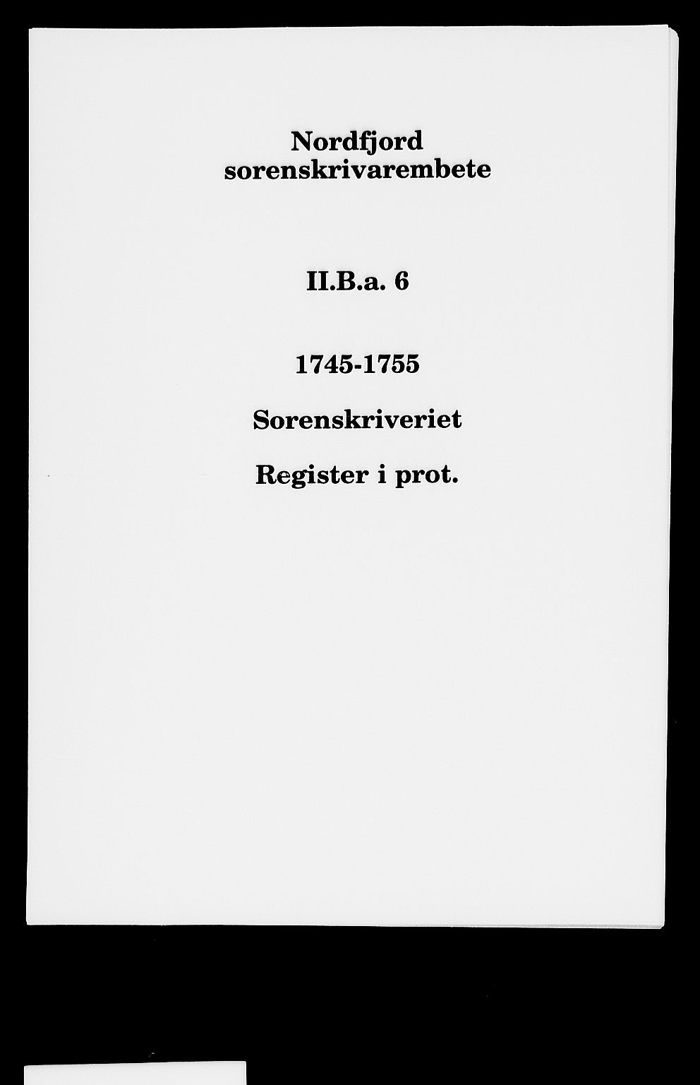 Nordfjord sorenskriveri, AV/SAB-A-2801/02/02b/02ba/L0006: Mortgage book no. II.B.a.6, 1745-1755