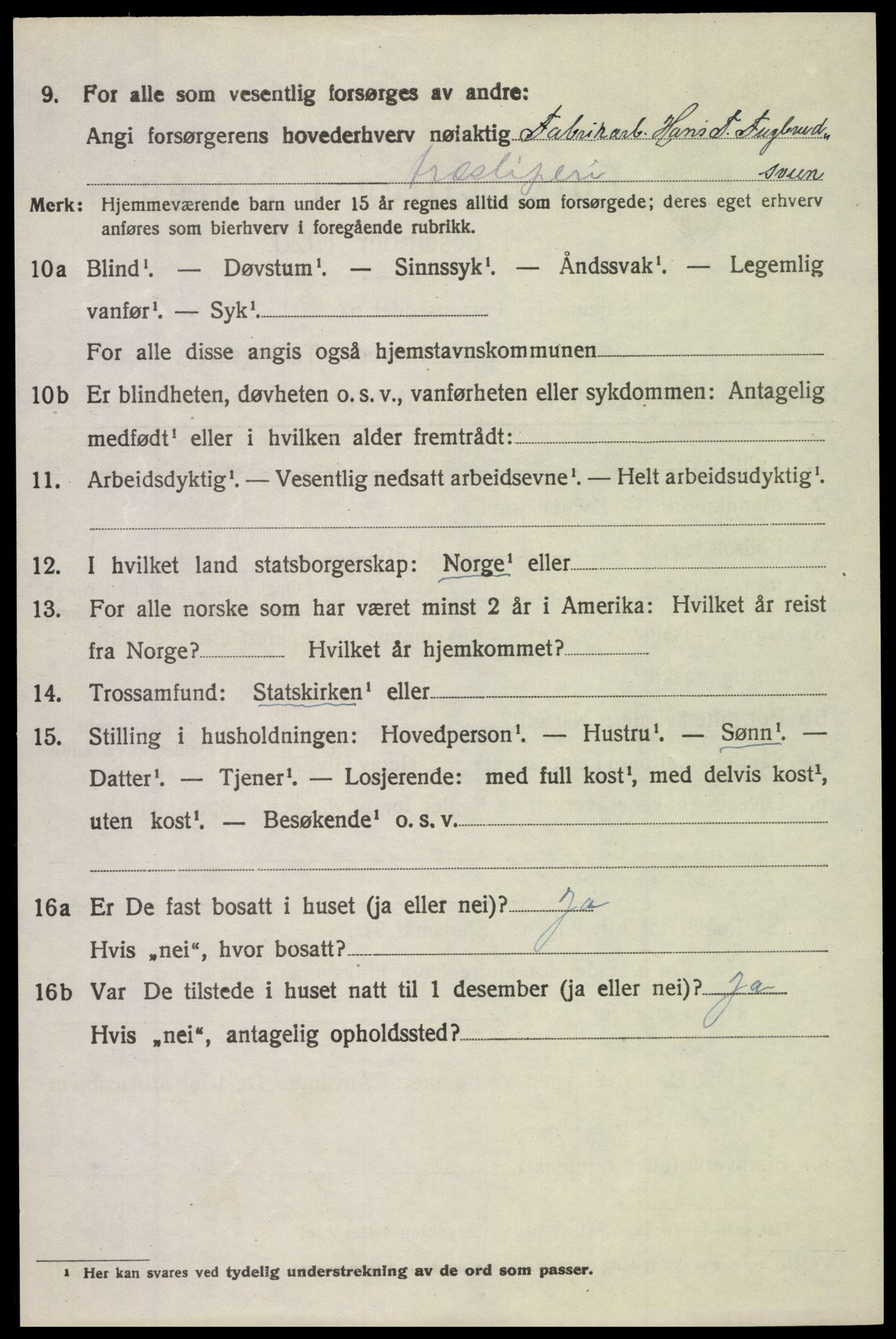 SAH, 1920 census for Søndre Land, 1920, p. 6224