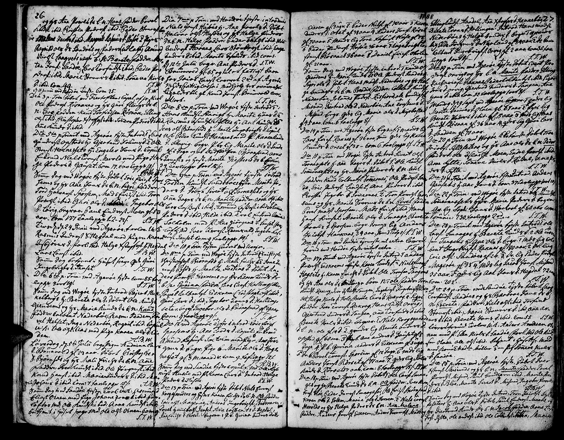 Ministerialprotokoller, klokkerbøker og fødselsregistre - Møre og Romsdal, AV/SAT-A-1454/560/L0717: Parish register (official) no. 560A01, 1785-1808, p. 26-27