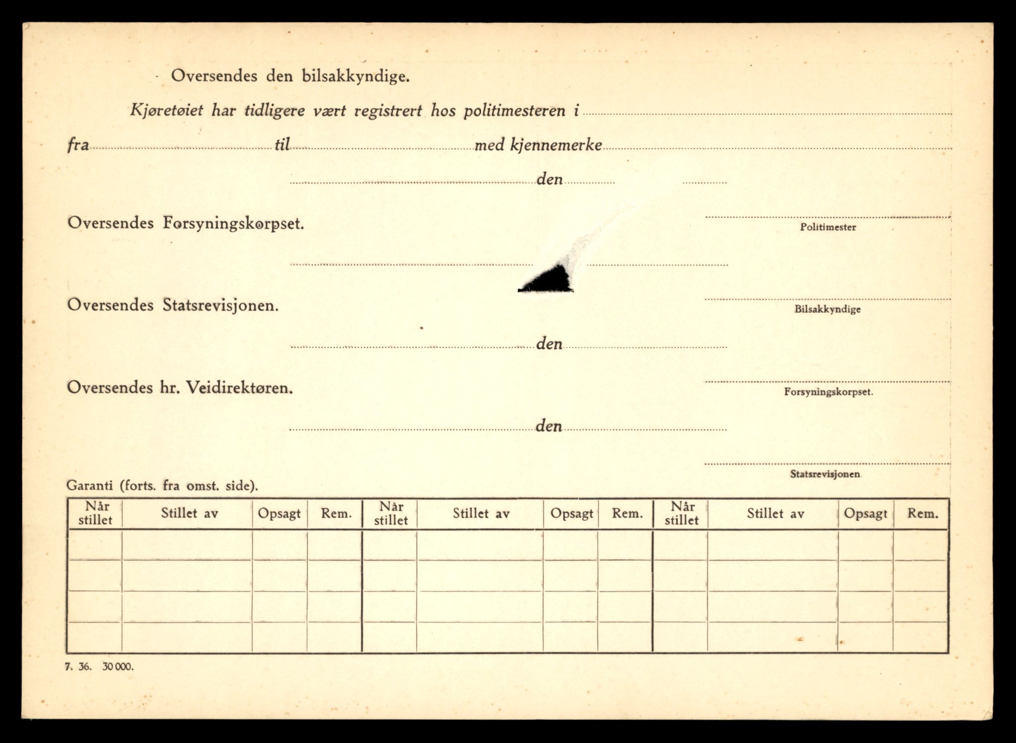 Møre og Romsdal vegkontor - Ålesund trafikkstasjon, SAT/A-4099/F/Fe/L0003: Registreringskort for kjøretøy T 232 - T 340, 1927-1998, p. 2717