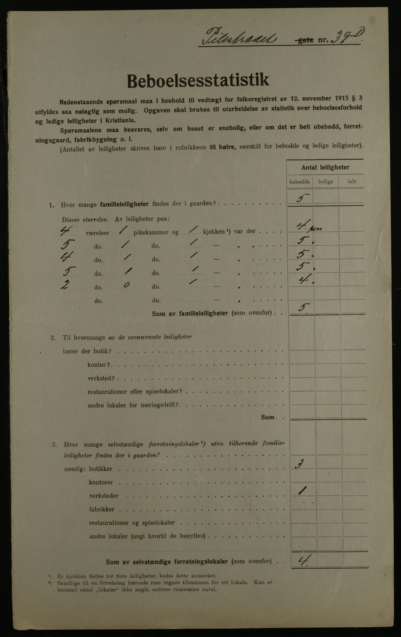 OBA, Municipal Census 1923 for Kristiania, 1923, p. 87407