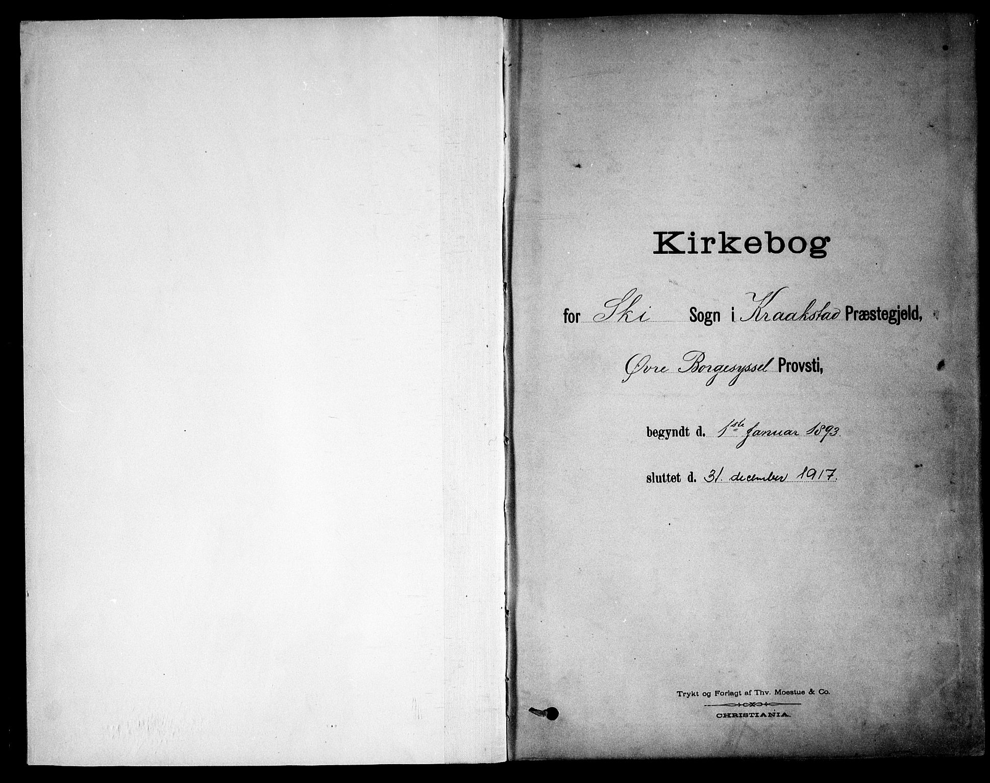 Kråkstad prestekontor Kirkebøker, AV/SAO-A-10125a/F/Fb/L0002: Parish register (official) no. II 2, 1893-1917