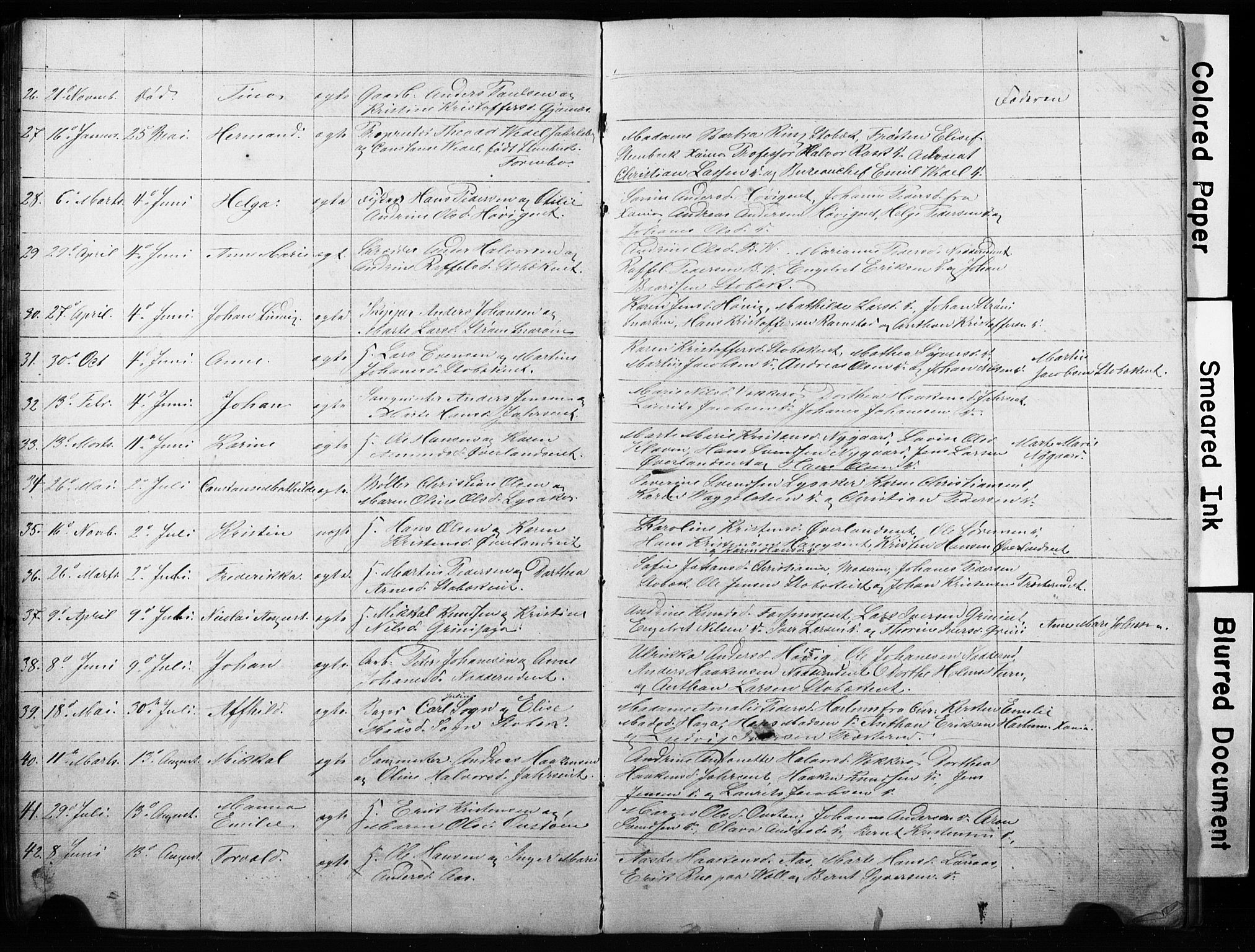 Asker prestekontor Kirkebøker, AV/SAO-A-10256a/G/Gc/L0001: Parish register (copy) no. III 1, 1854-1873