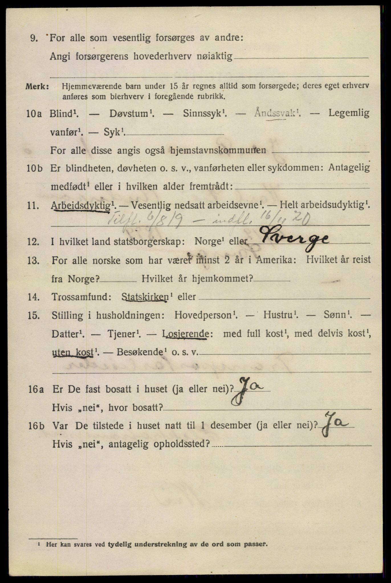 SAO, 1920 census for Kristiania, 1920, p. 323482