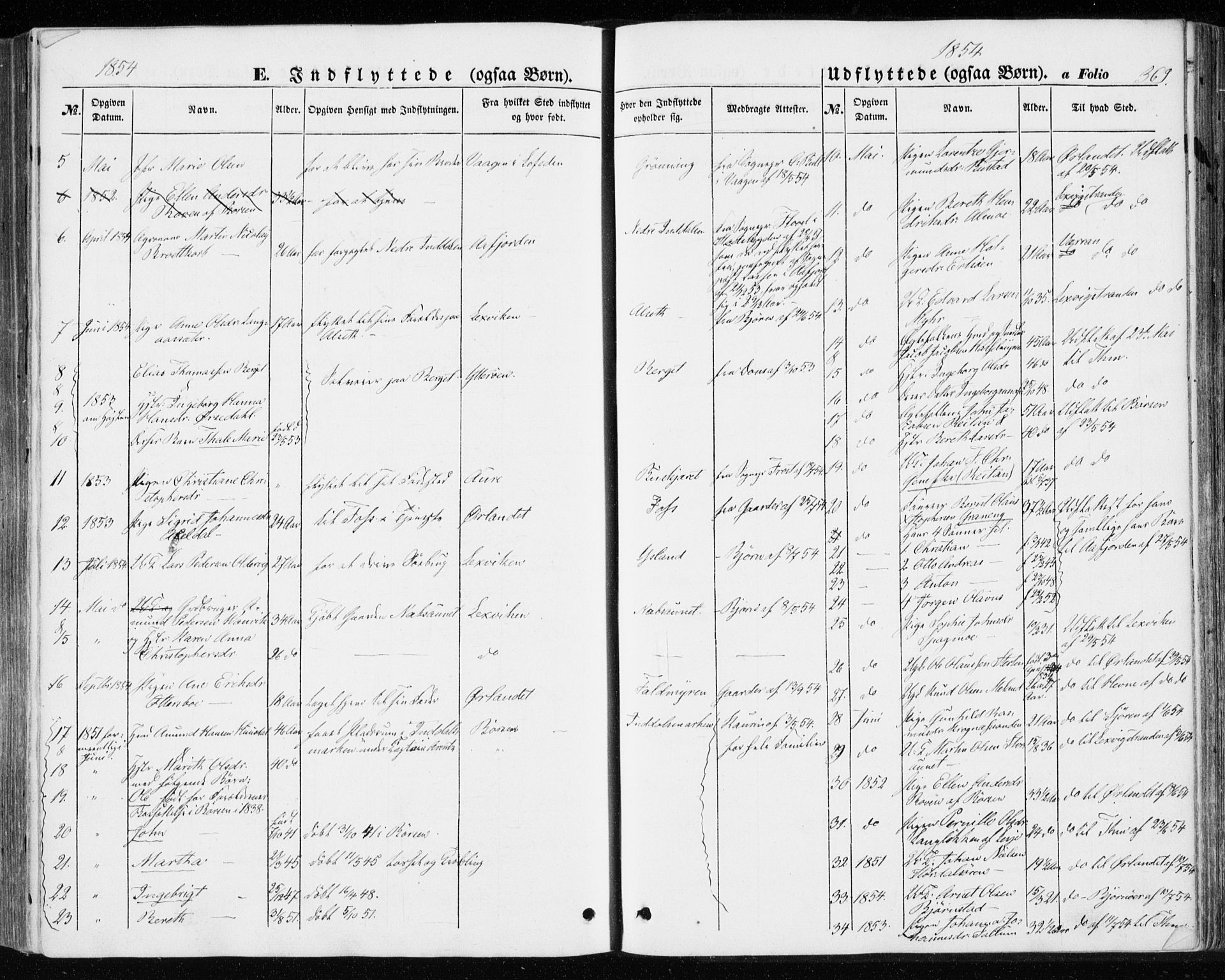 Ministerialprotokoller, klokkerbøker og fødselsregistre - Sør-Trøndelag, AV/SAT-A-1456/646/L0611: Parish register (official) no. 646A09, 1848-1857, p. 369