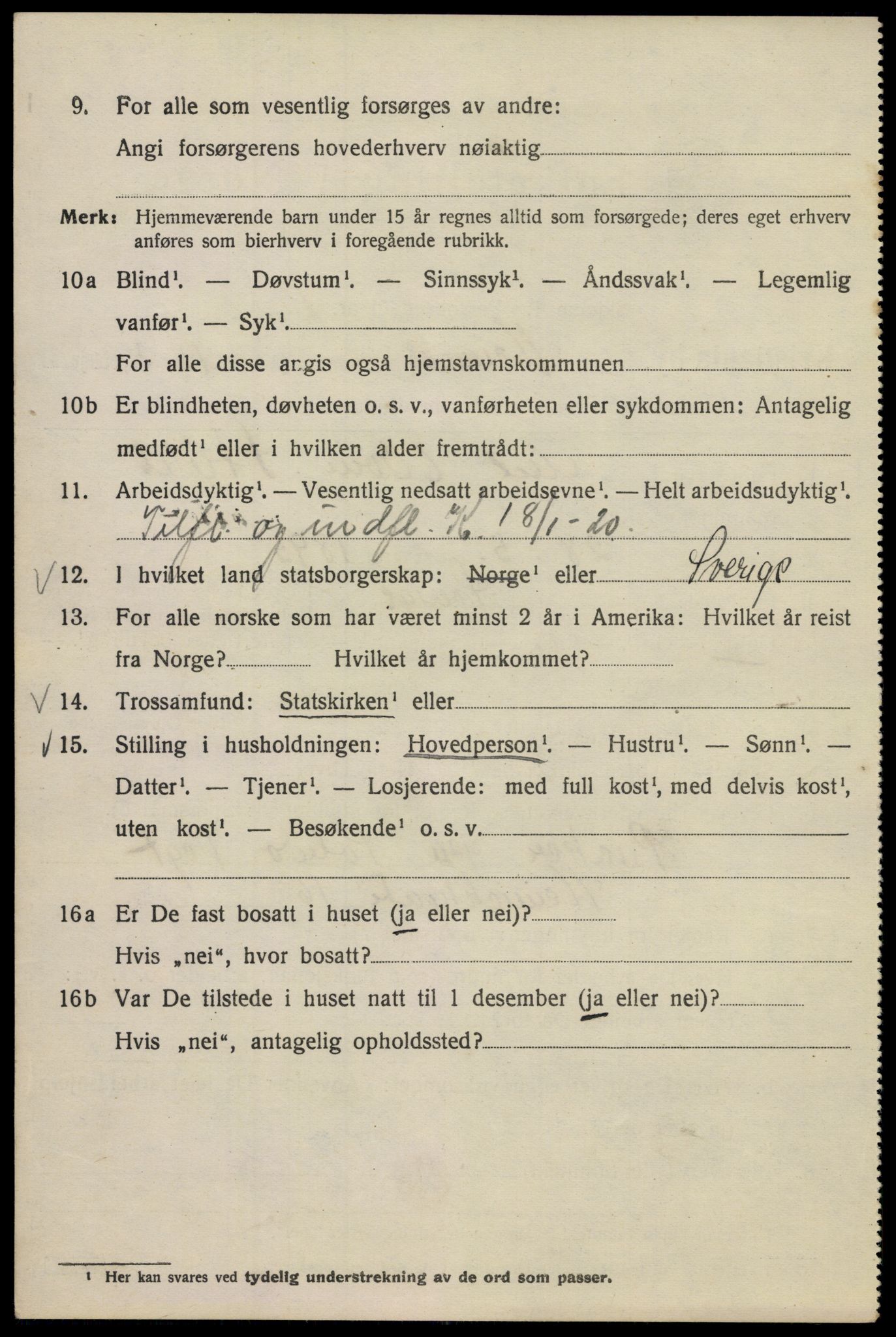 SAO, 1920 census for Kristiania, 1920, p. 394000