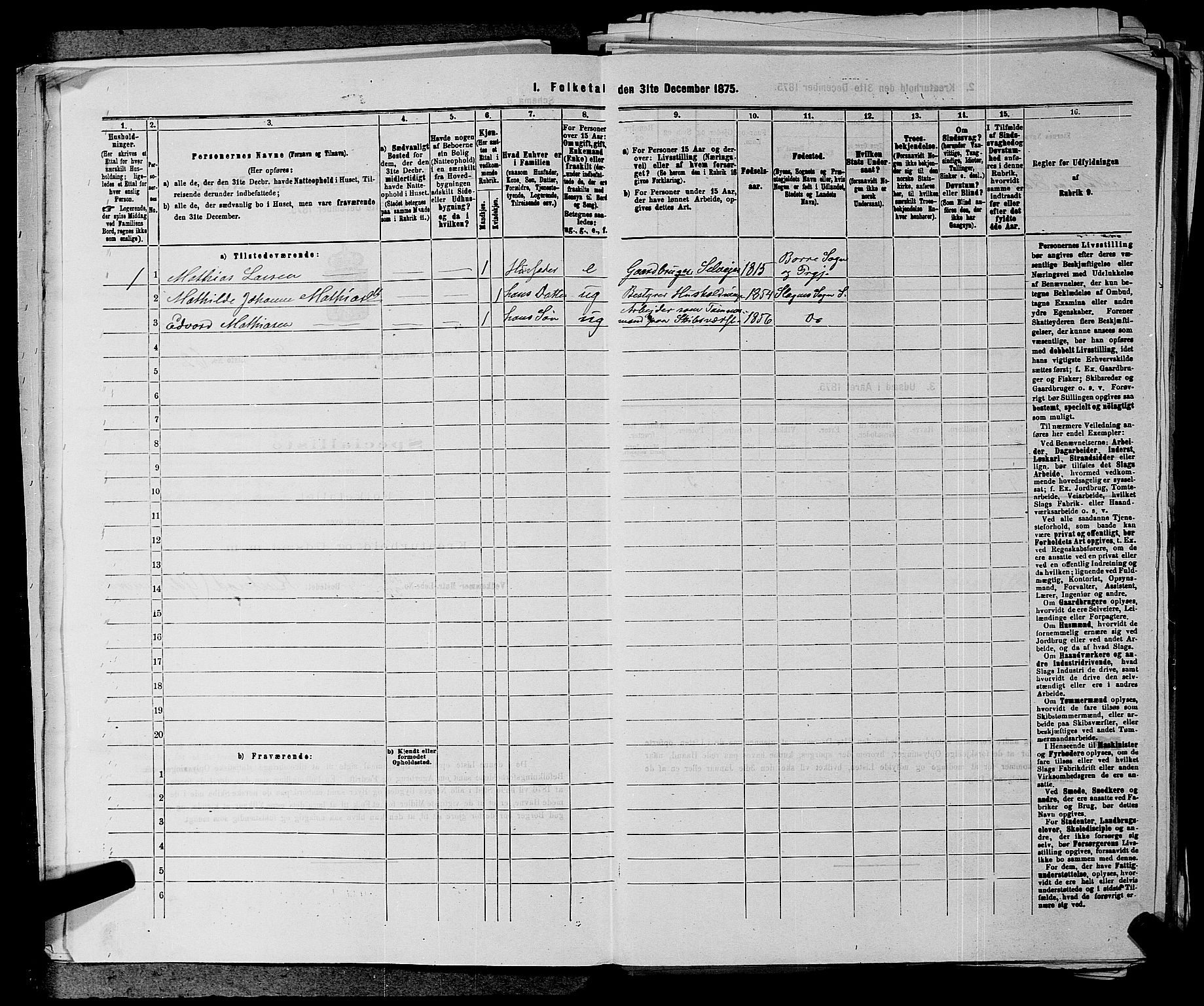 SAKO, 1875 census for 0721P Sem, 1875, p. 1365