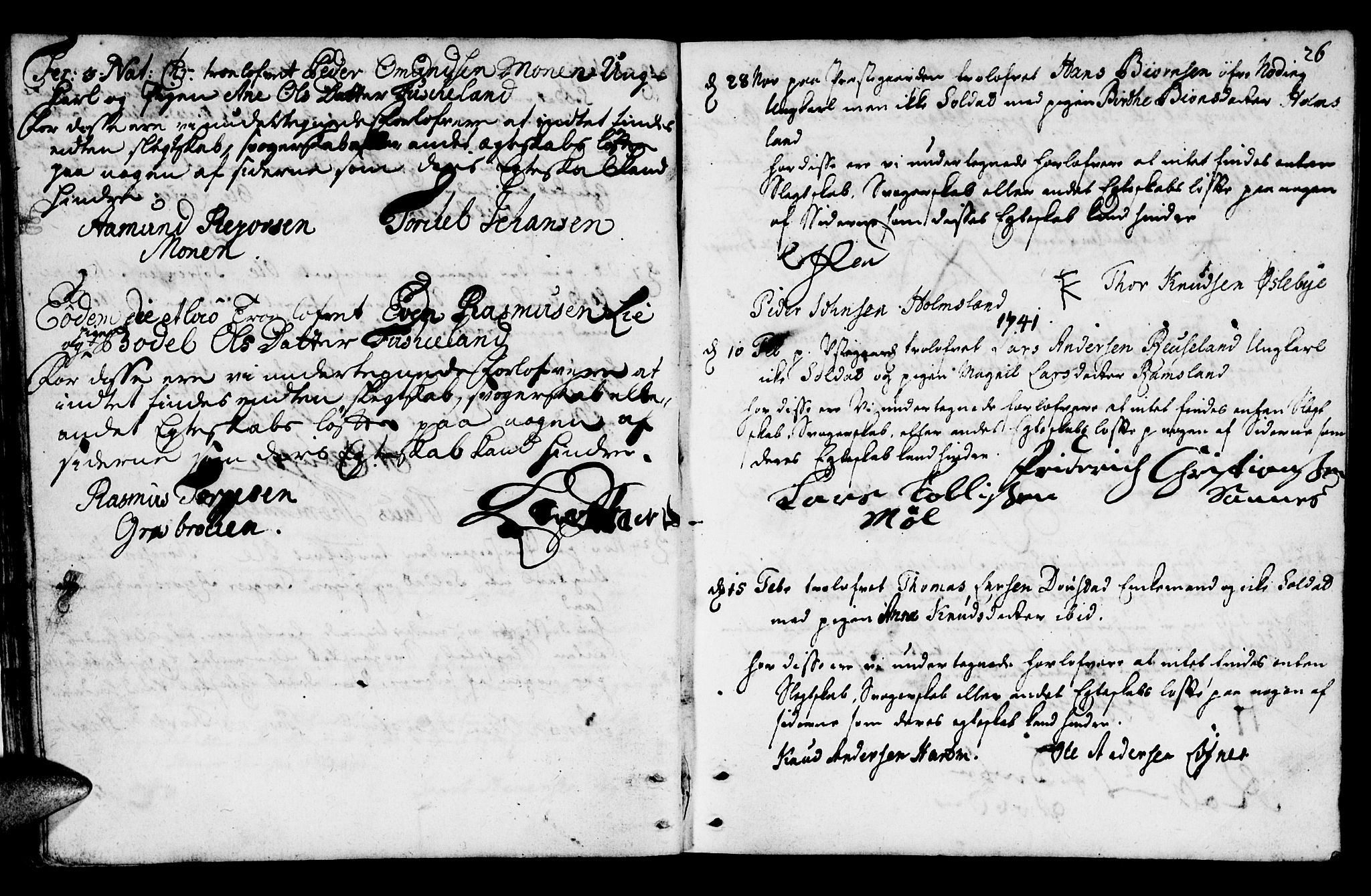 Mandal sokneprestkontor, SAK/1111-0030/F/Fa/Fab/L0001: Parish register (official) no. A 1, 1720-1793, p. 26