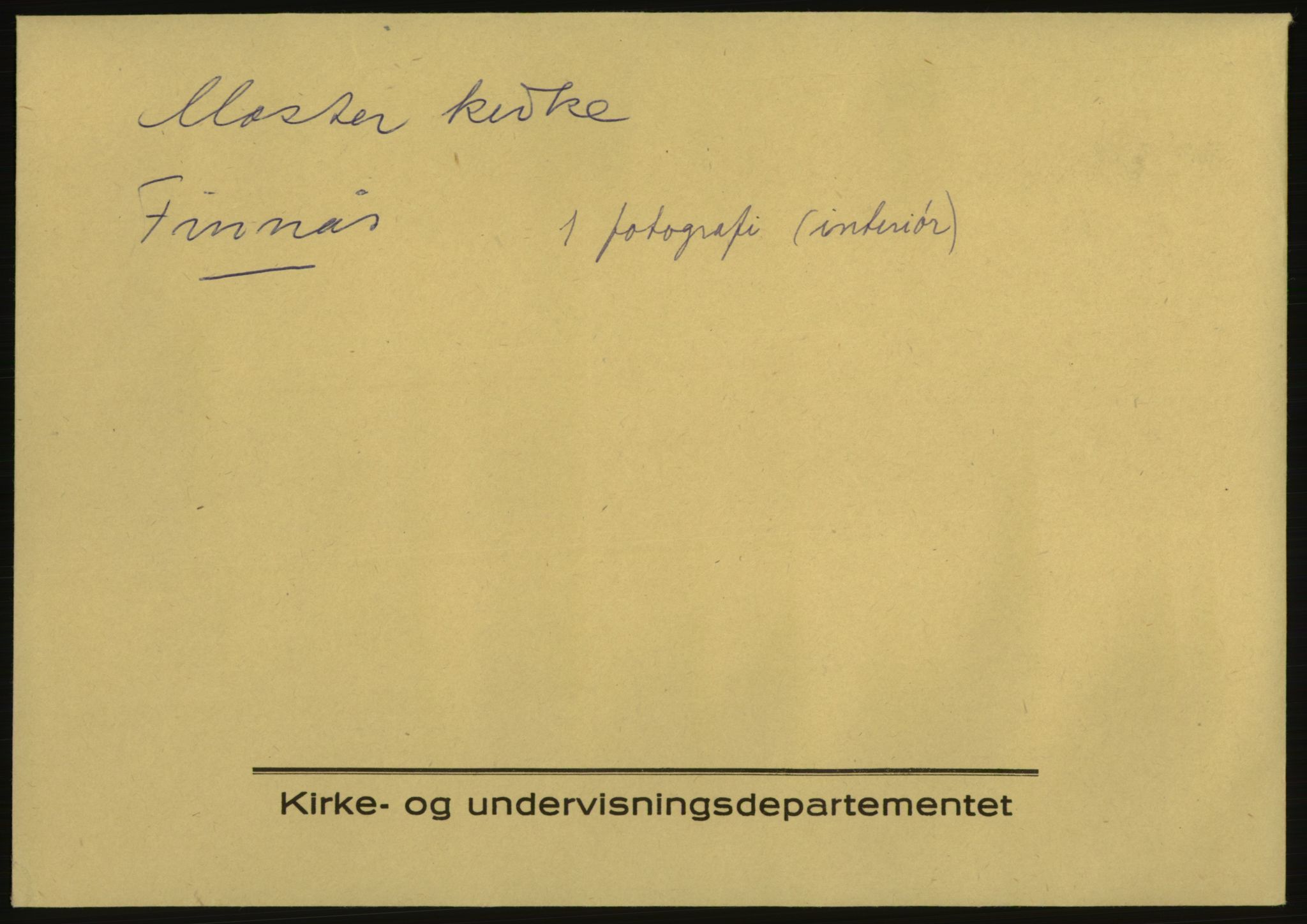 Kirke- og undervisningsdepartementet, Kontoret  for kirke og geistlighet A, AV/RA-S-1007/F/Fb/L0024: Finnås (gml. Føyen) - Fiskum se Eiker, 1838-1961, p. 421