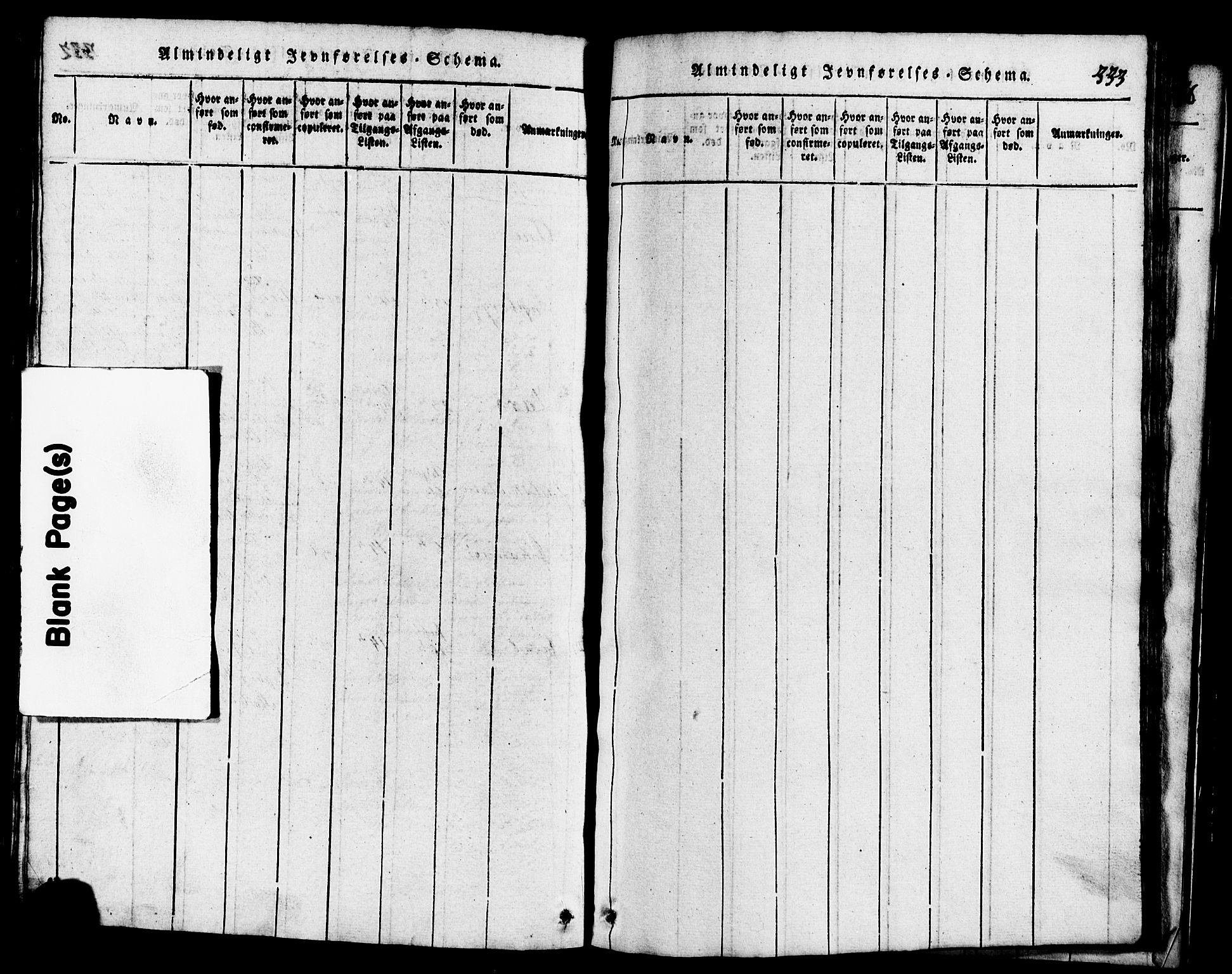 Lund sokneprestkontor, AV/SAST-A-101809/S07/L0001: Parish register (copy) no. B 1, 1815-1853, p. 333