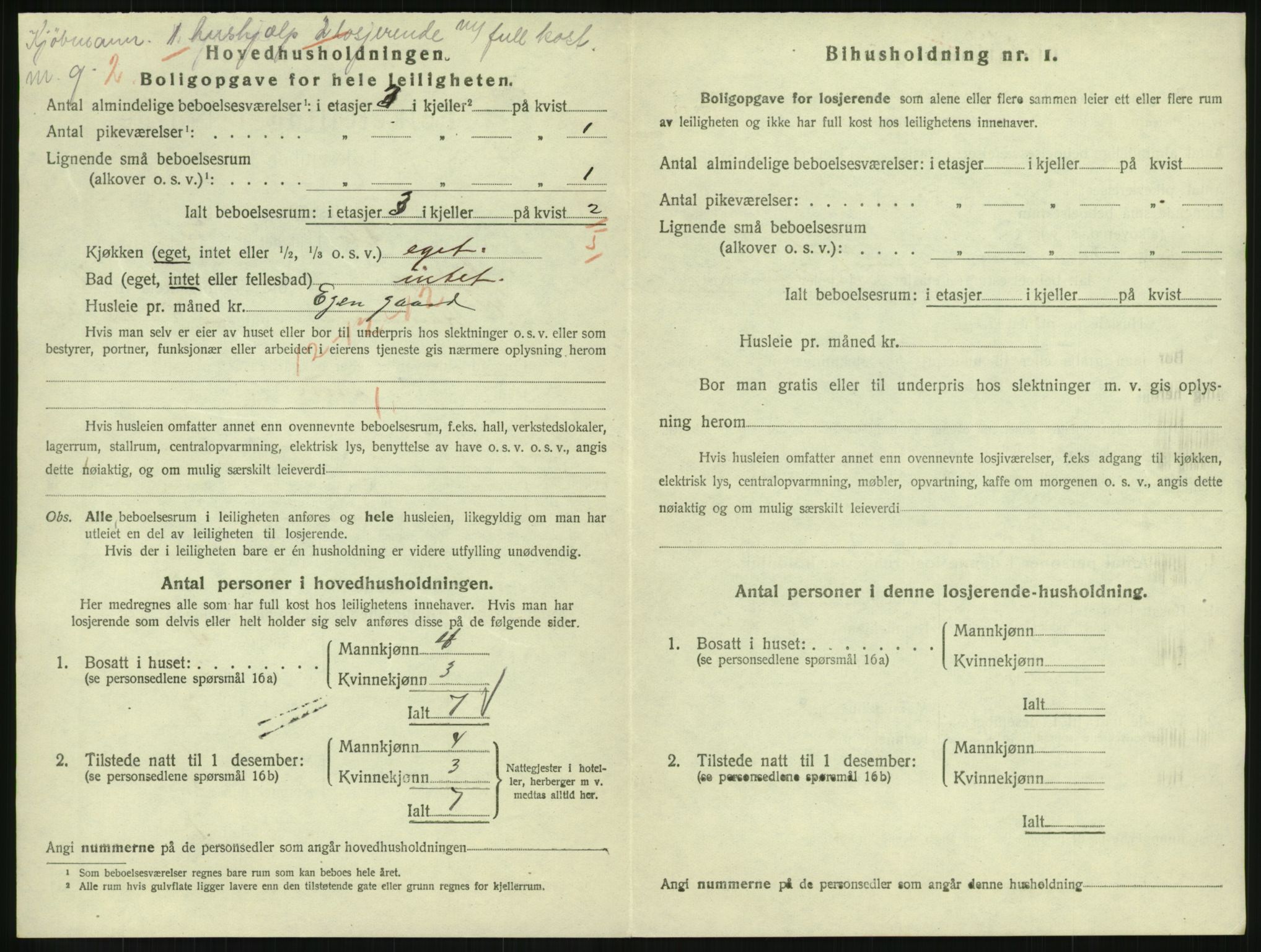 SAH, 1920 census for Gjøvik, 1920, p. 1177