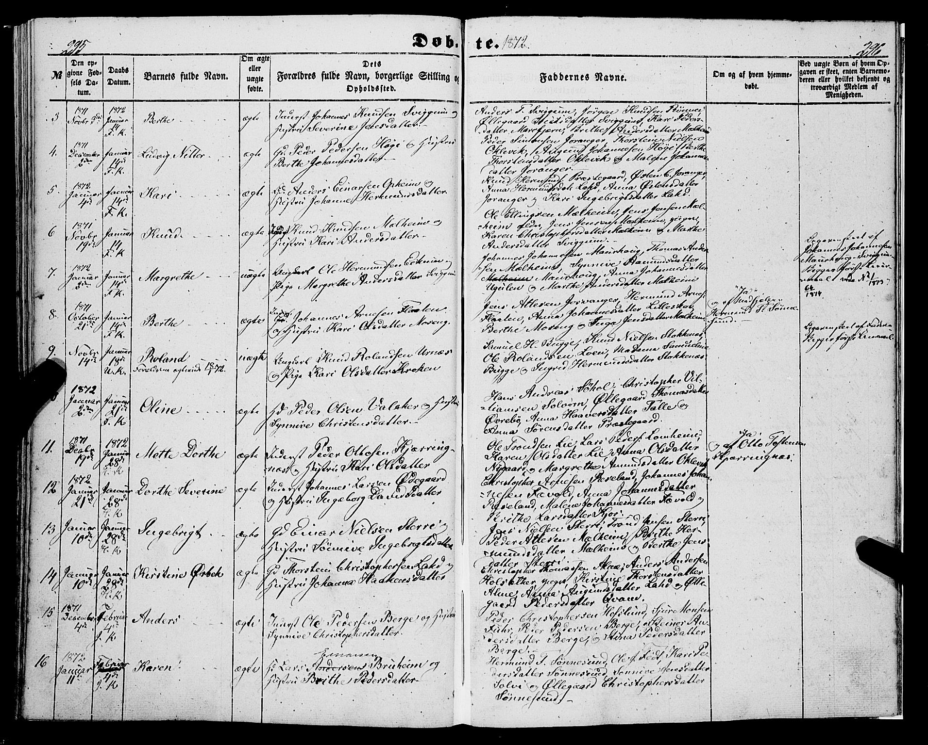 Hafslo sokneprestembete, AV/SAB-A-80301/H/Haa/Haaa/L0009: Parish register (official) no. A 9, 1852-1873, p. 295-296