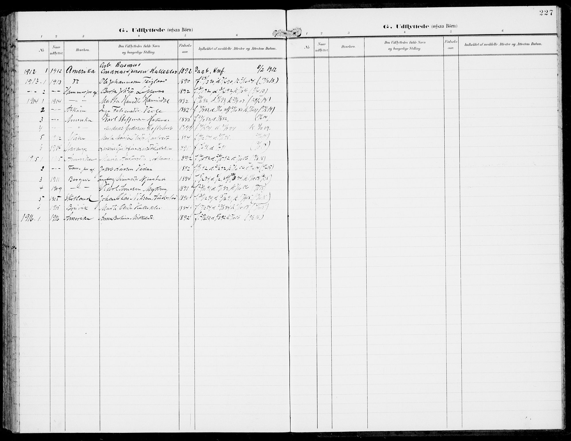 Haus sokneprestembete, AV/SAB-A-75601/H/Haa: Parish register (official) no. C  2, 1900-1915, p. 227