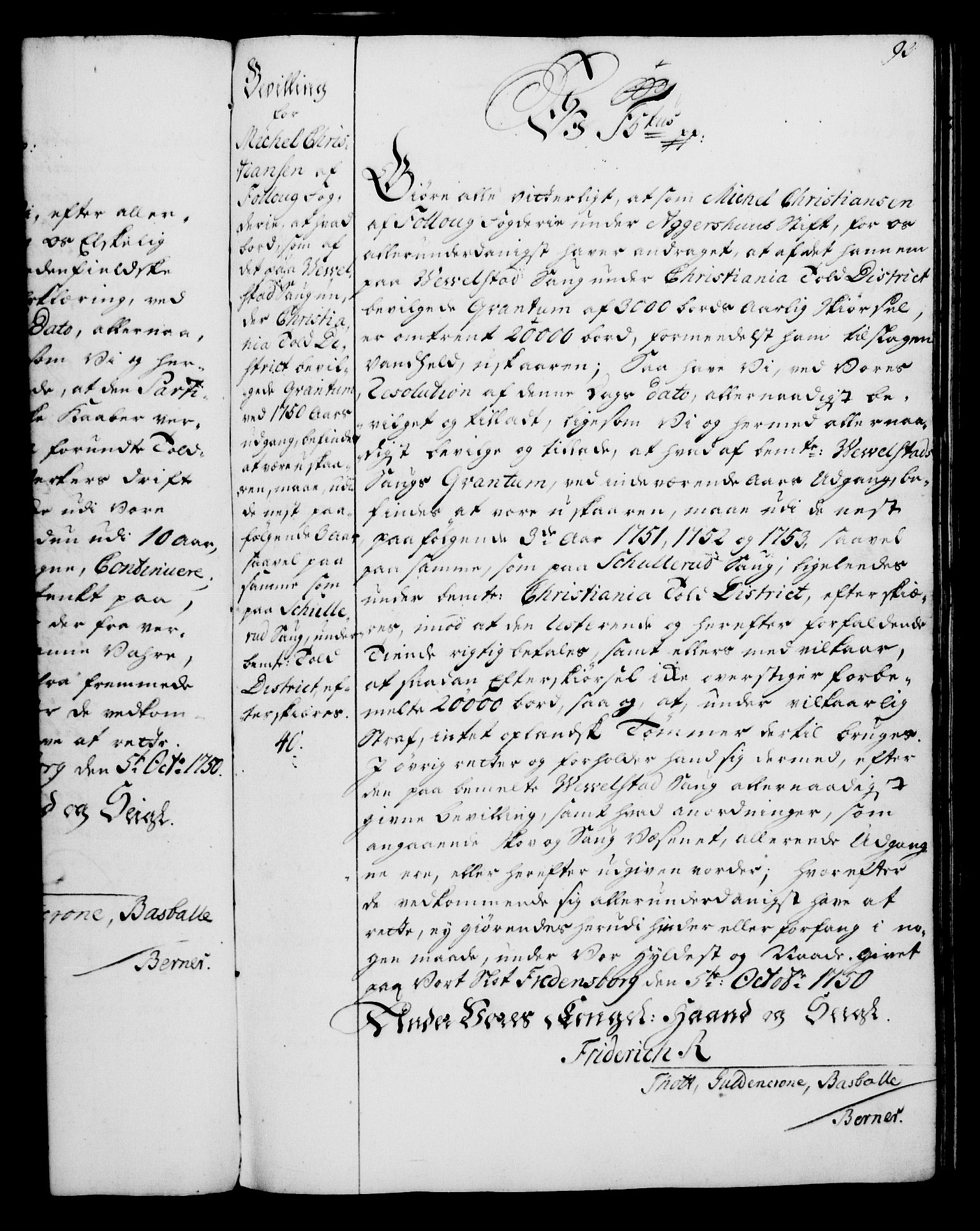 Rentekammeret, Kammerkanselliet, RA/EA-3111/G/Gg/Gga/L0006: Norsk ekspedisjonsprotokoll med register (merket RK 53.6), 1749-1759, p. 93