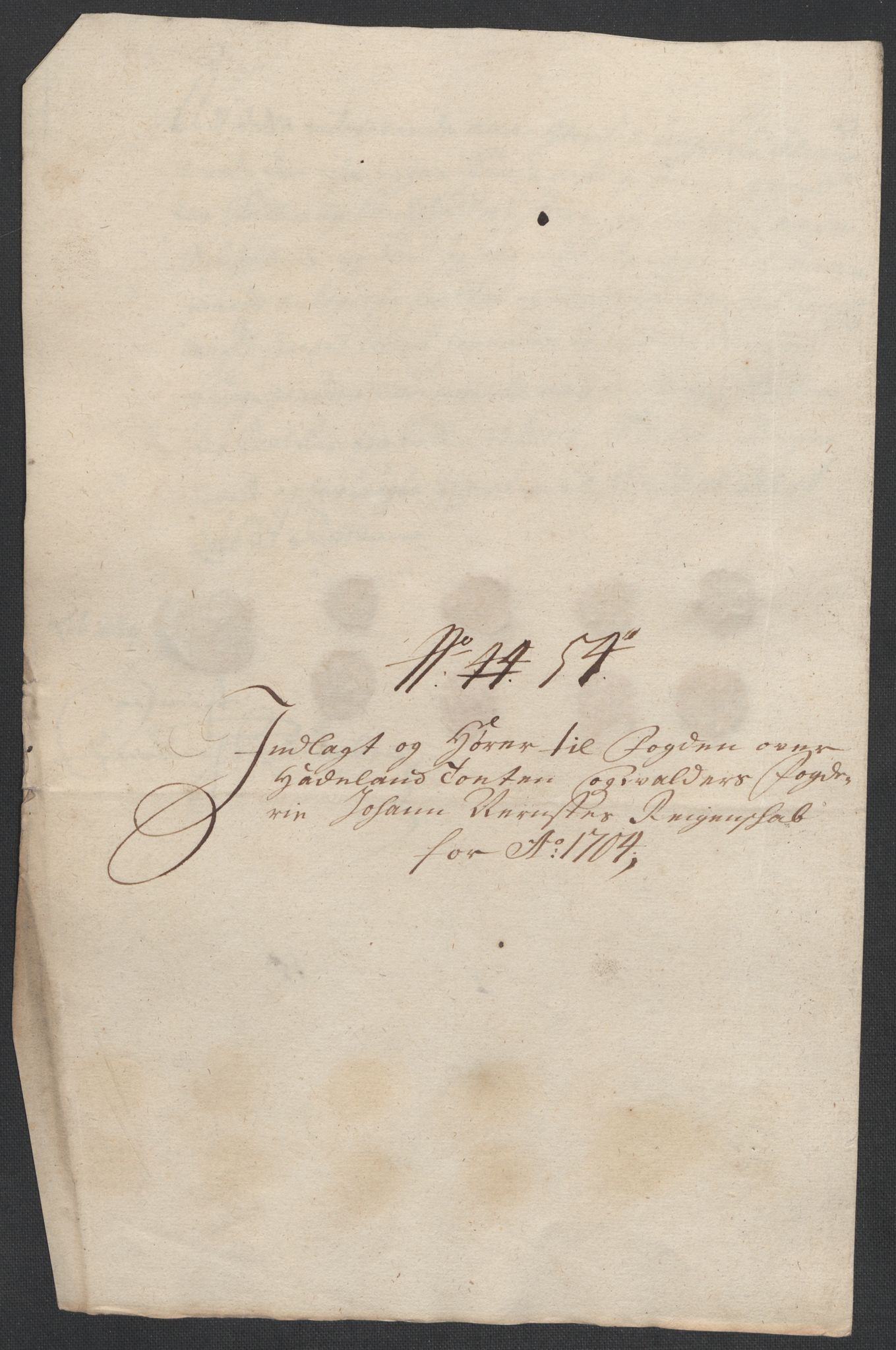 Rentekammeret inntil 1814, Reviderte regnskaper, Fogderegnskap, AV/RA-EA-4092/R18/L1302: Fogderegnskap Hadeland, Toten og Valdres, 1704, p. 492