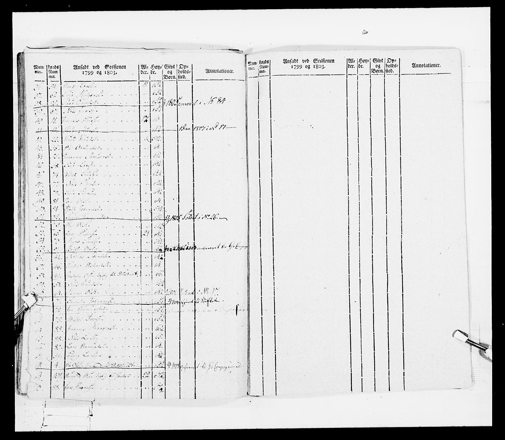 Generalitets- og kommissariatskollegiet, Det kongelige norske kommissariatskollegium, RA/EA-5420/E/Eh/L0097: Bergenhusiske nasjonale infanteriregiment, 1803-1807, p. 134