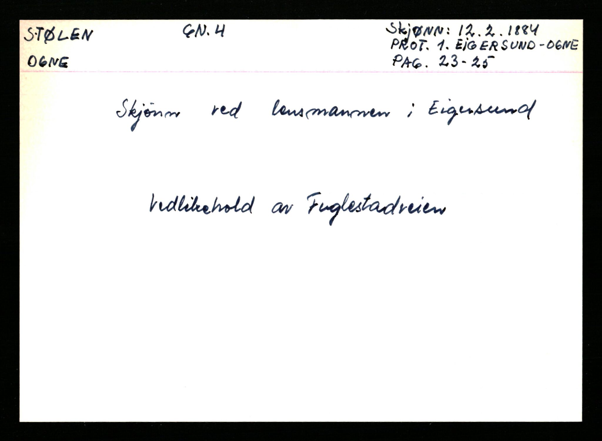 Statsarkivet i Stavanger, AV/SAST-A-101971/03/Y/Ym/L0056: Åstedskort sortert etter gårdsnavn: Stokkeland - Sund, 1600-1950, p. 557