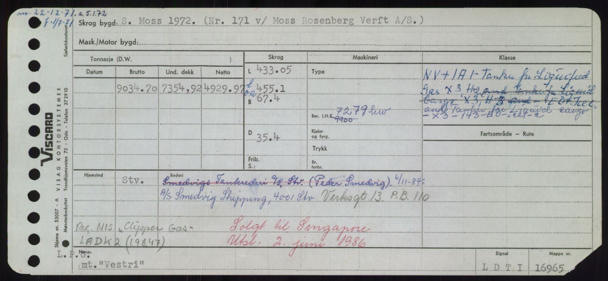 Sjøfartsdirektoratet med forløpere, Skipsmålingen, RA/S-1627/H/Hd/L0040: Fartøy, U-Ve, p. 777