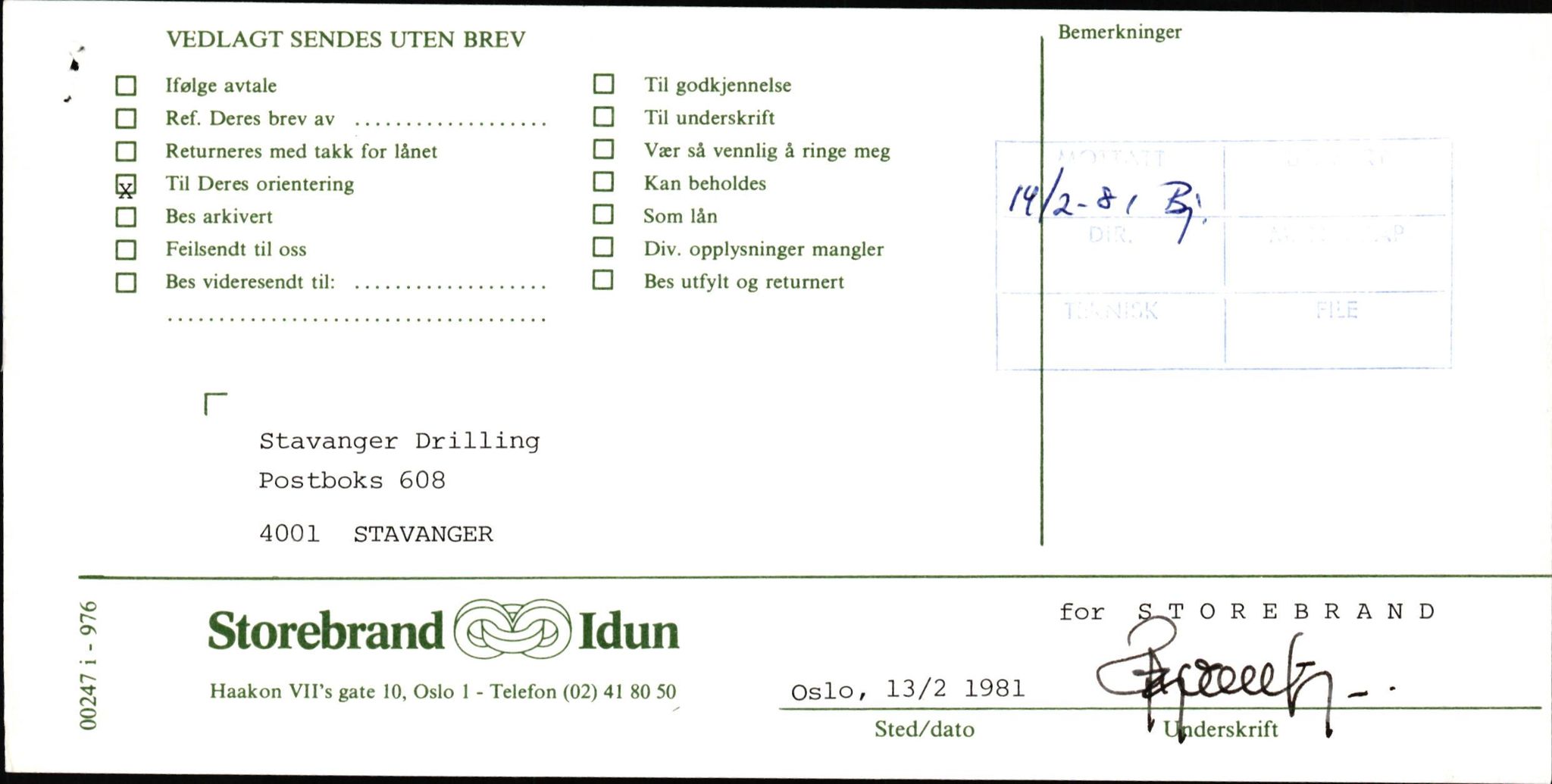 Pa 1503 - Stavanger Drilling AS, AV/SAST-A-101906/2/E/Eb/Eba/L0018: Alexander L. Kielland repair, 1976-1981