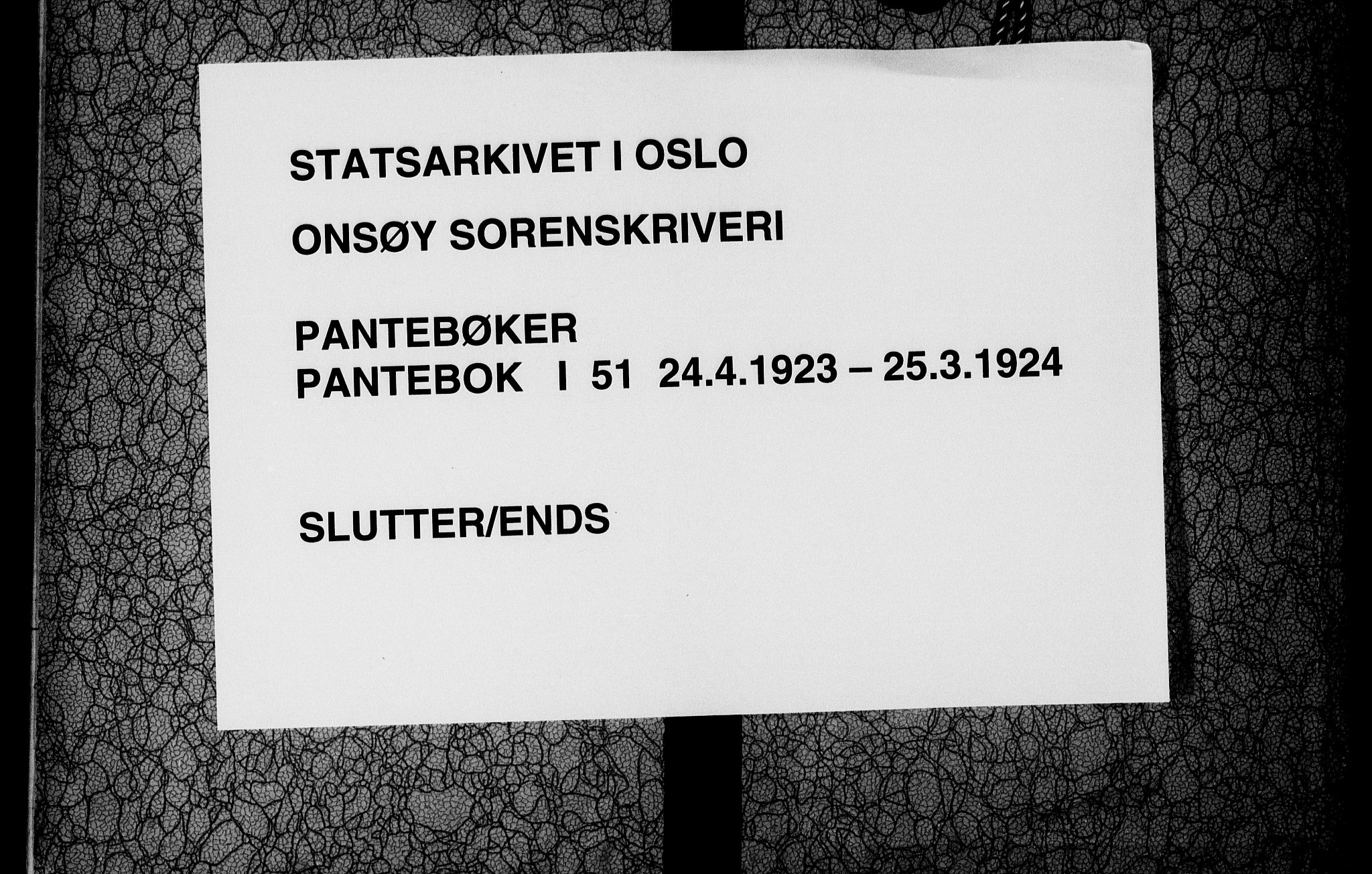 Onsøy sorenskriveri, SAO/A-10474/G/Ga/Gaa/L0051: Mortgage book no. I 51, 1923-1924