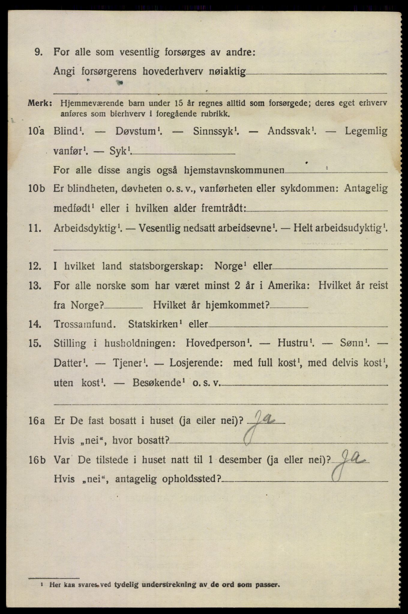 SAKO, 1920 census for Hovin, 1920, p. 984