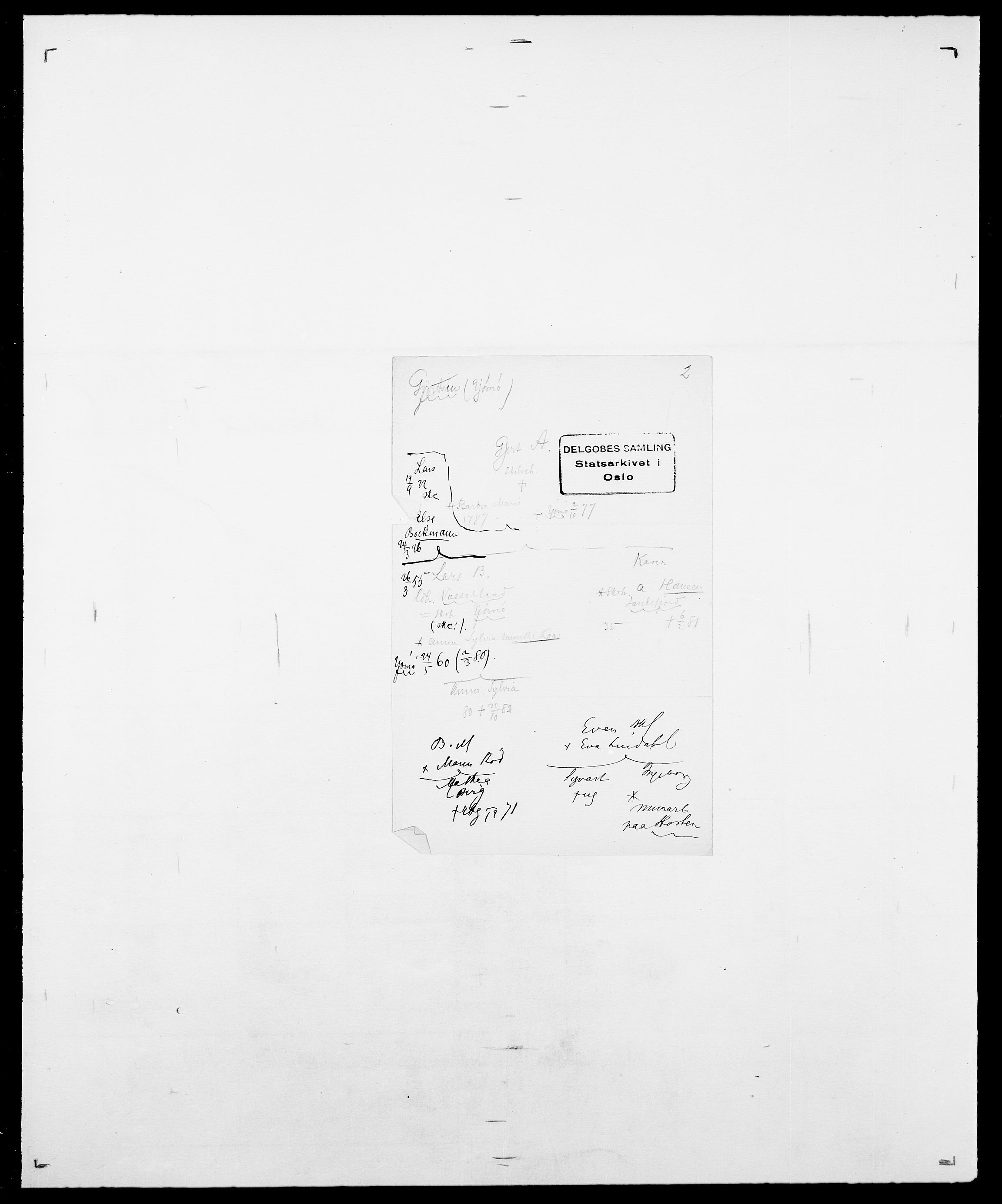 Delgobe, Charles Antoine - samling, SAO/PAO-0038/D/Da/L0014: Giebdhausen - Grip, p. 166
