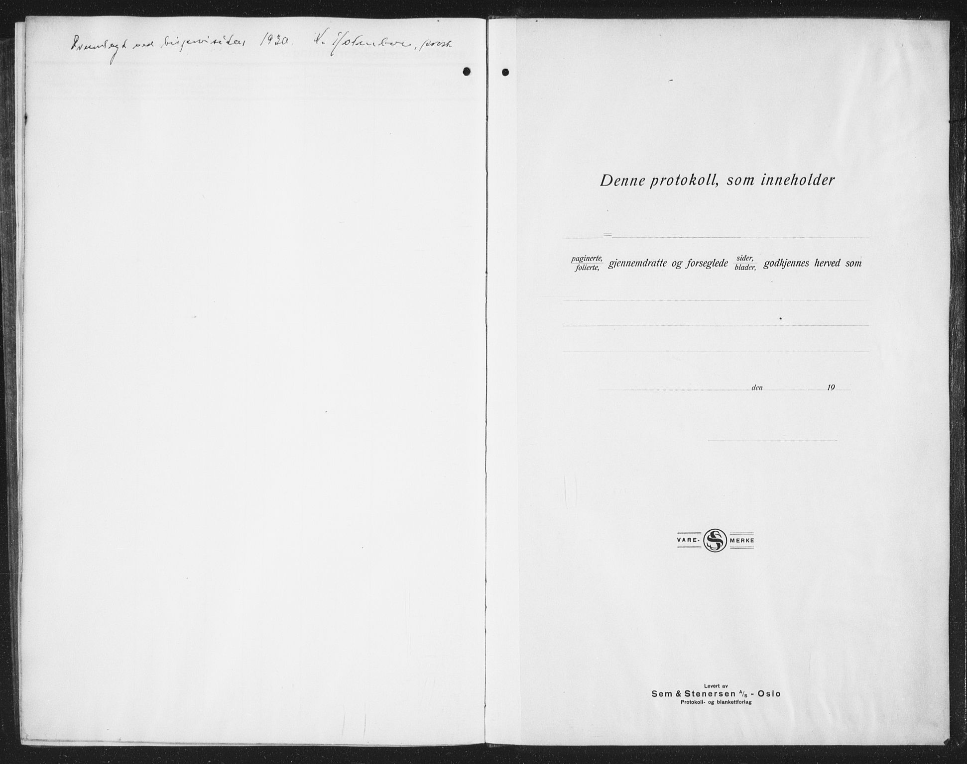 Ministerialprotokoller, klokkerbøker og fødselsregistre - Nordland, SAT/A-1459/861/L0879: Parish register (copy) no. 861C05, 1926-1939