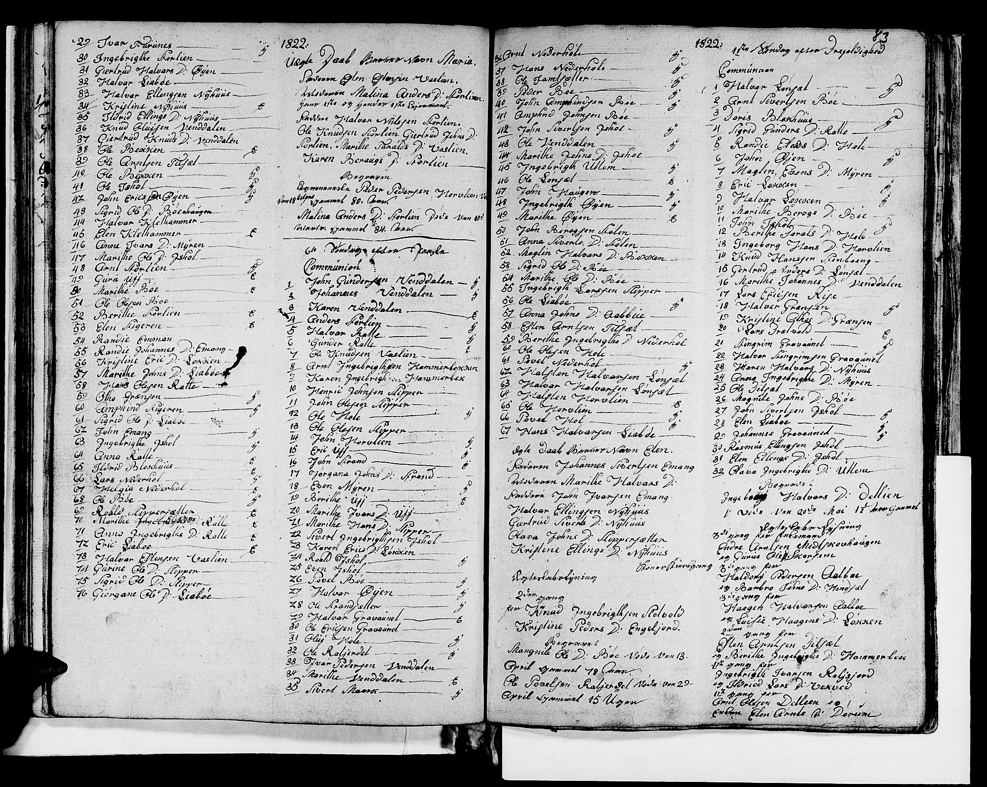 Ministerialprotokoller, klokkerbøker og fødselsregistre - Sør-Trøndelag, SAT/A-1456/679/L0921: Parish register (copy) no. 679C01, 1792-1840, p. 83