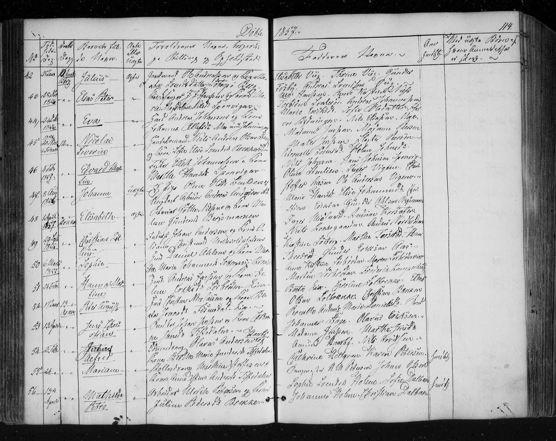 Berg prestekontor Kirkebøker, SAO/A-10902/F/Fa/L0004: Parish register (official) no. I 4, 1843-1860, p. 114