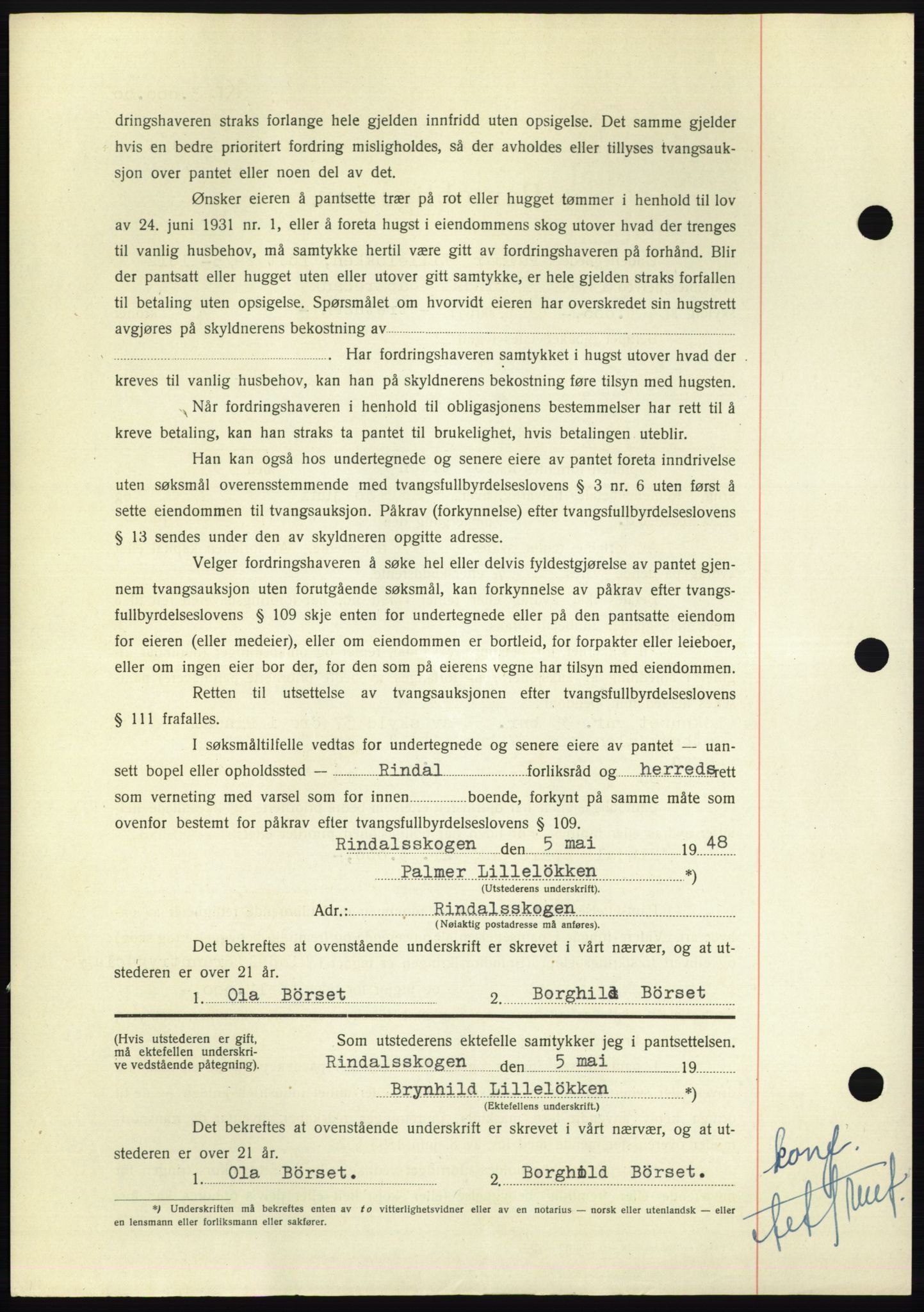 Nordmøre sorenskriveri, AV/SAT-A-4132/1/2/2Ca: Mortgage book no. B99, 1948-1948, Diary no: : 2379/1948