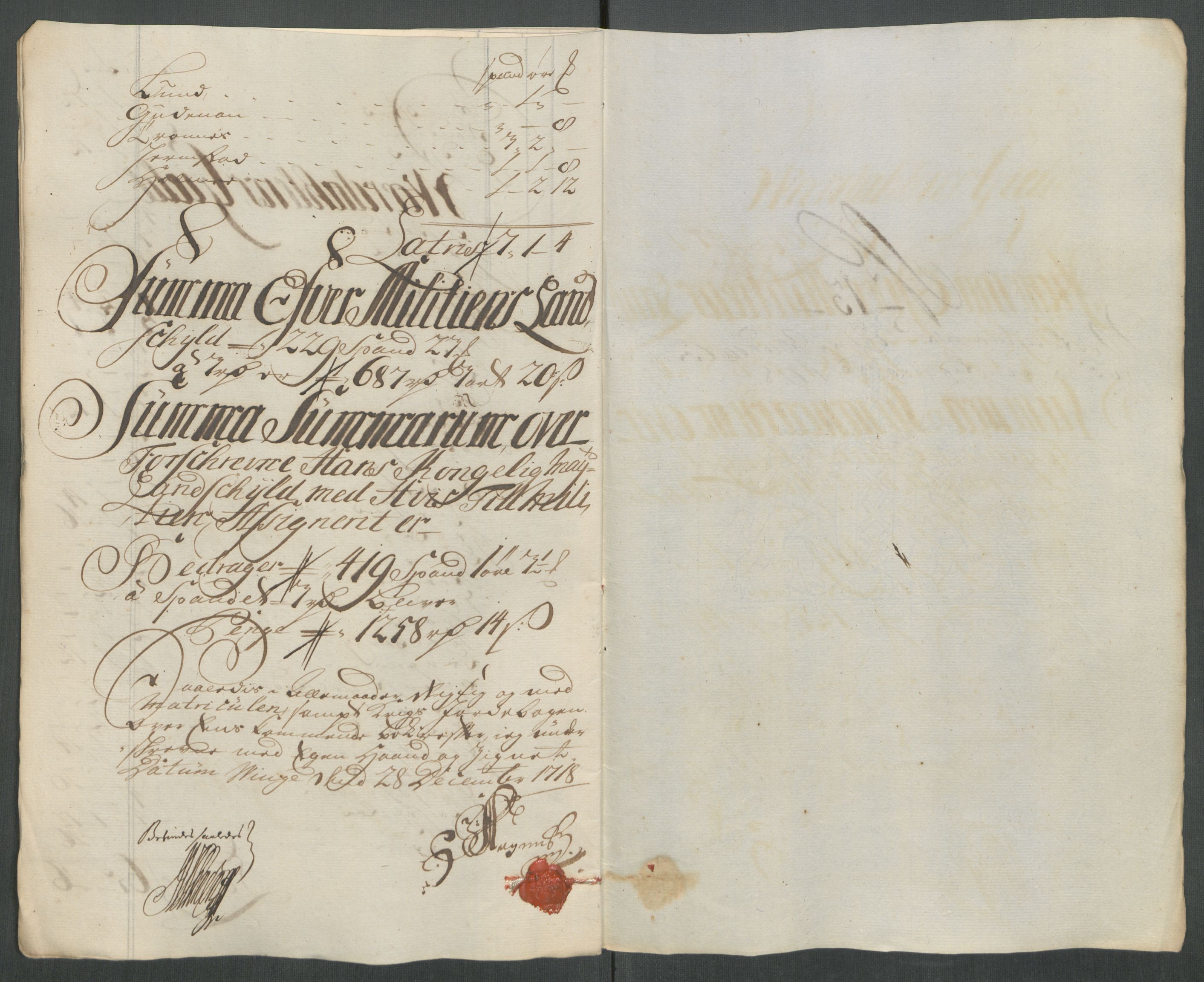 Rentekammeret inntil 1814, Reviderte regnskaper, Fogderegnskap, AV/RA-EA-4092/R62/L4208: Fogderegnskap Stjørdal og Verdal, 1718, p. 186