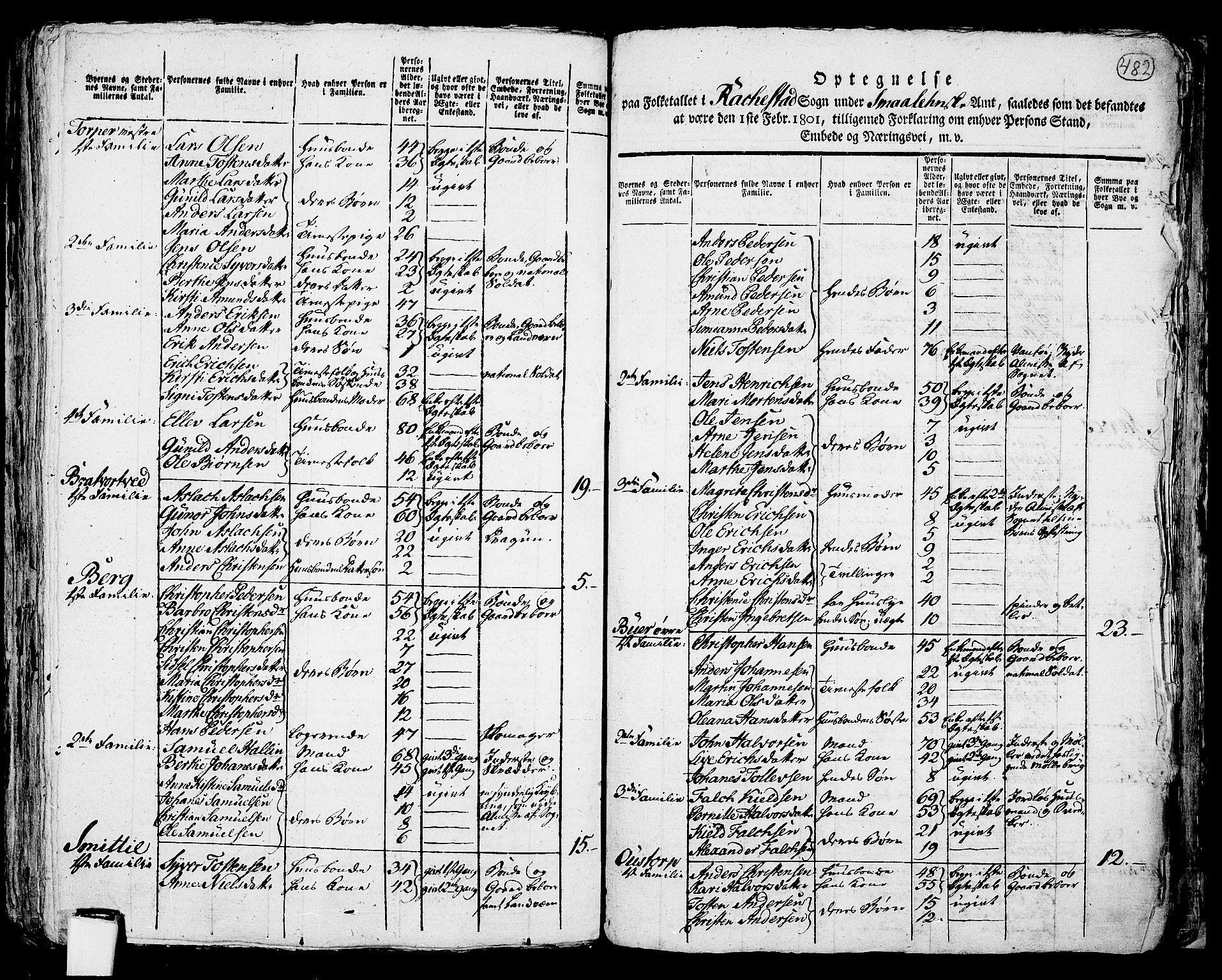 RA, 1801 census for 0128P Rakkestad, 1801, p. 481b-482a