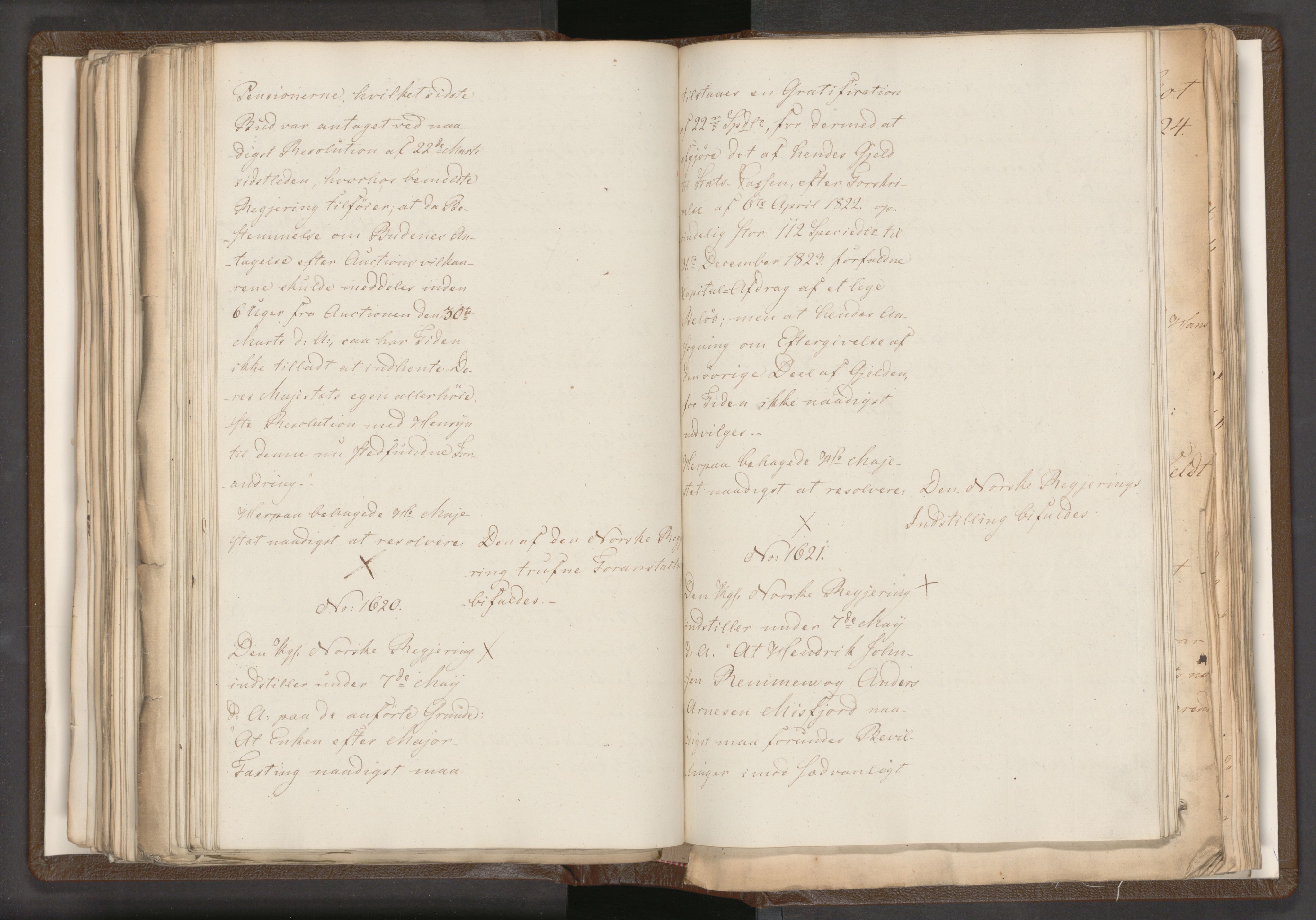 Statsrådssekretariatet, AV/RA-S-1001/A/Ab/L0018: Kgl. res. nr. 1112-1753, 1. halvår, 1824