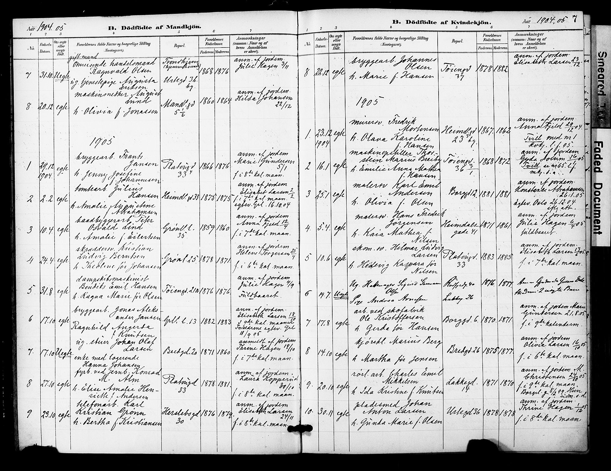 Grønland prestekontor Kirkebøker, SAO/A-10848/F/Fa/L0015: Parish register (official) no. 15, 1899-1919, p. 7