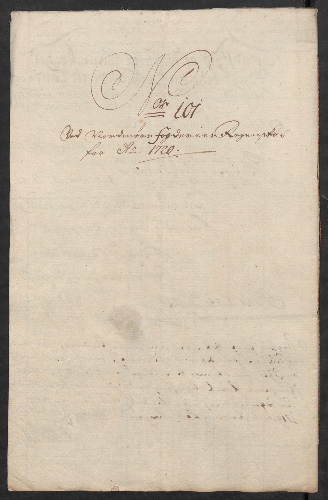 Rentekammeret inntil 1814, Reviderte regnskaper, Fogderegnskap, RA/EA-4092/R56/L3753: Fogderegnskap Nordmøre, 1720, p. 338