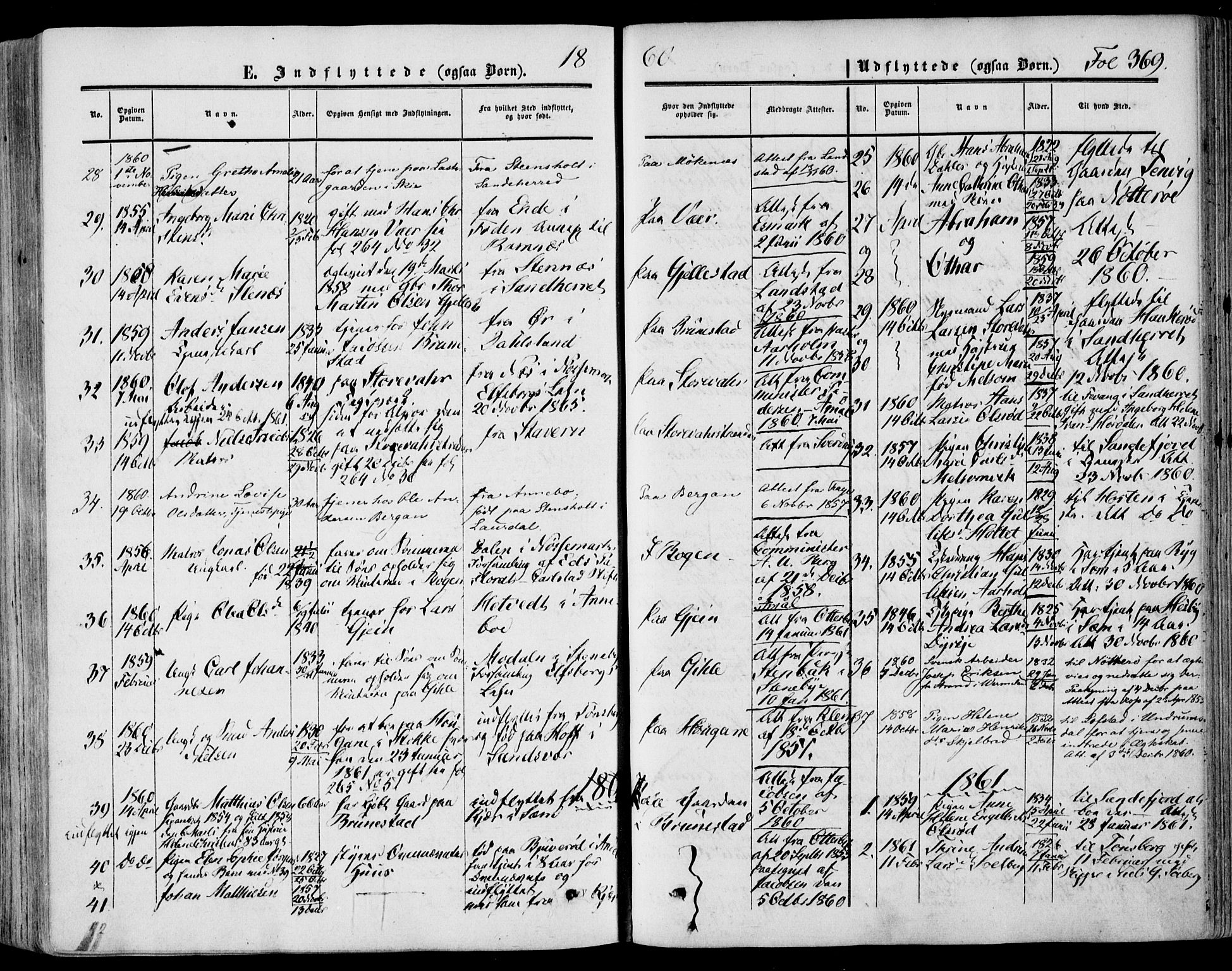 Stokke kirkebøker, AV/SAKO-A-320/F/Fa/L0008: Parish register (official) no. I 8, 1858-1871, p. 369