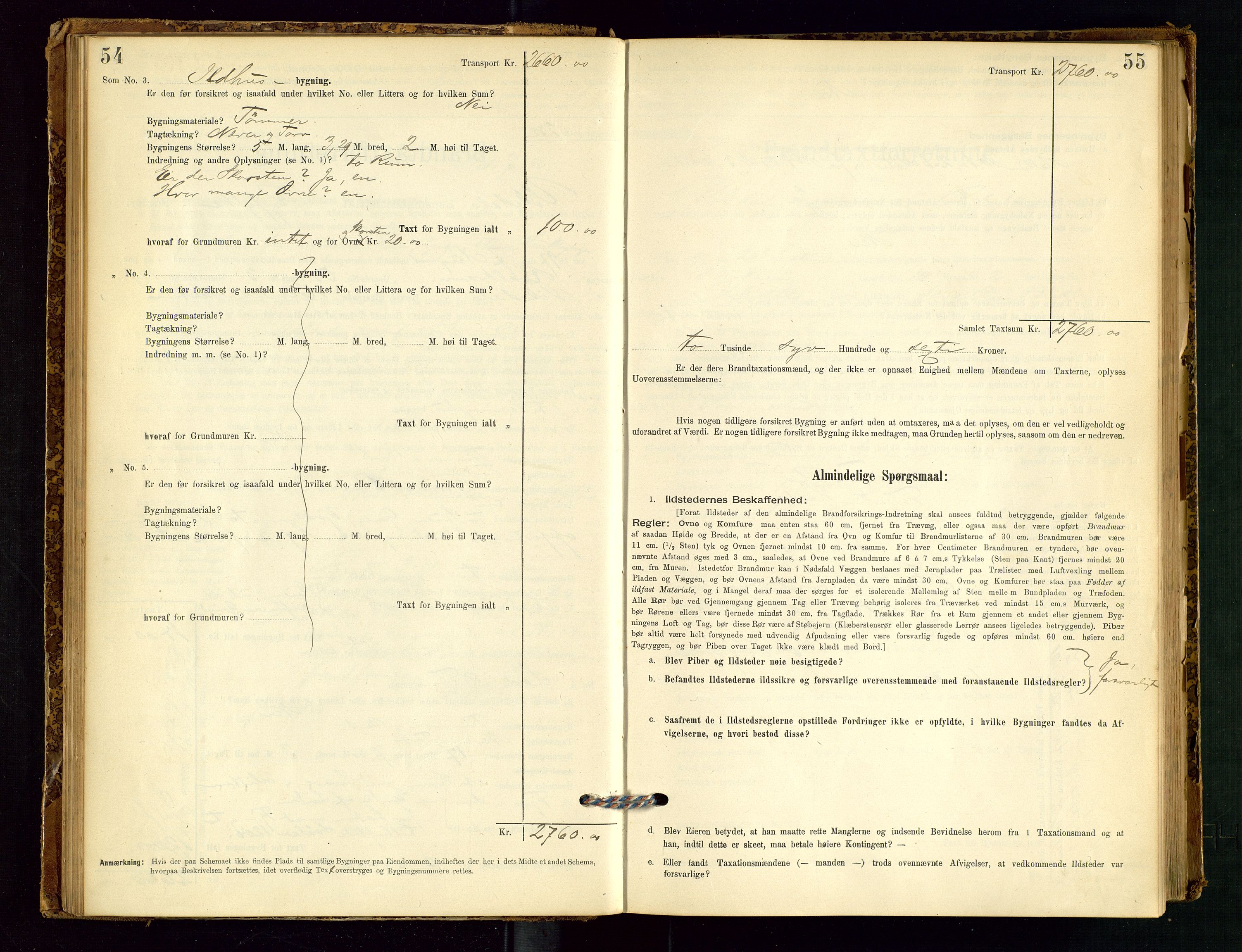 Vikedal lensmannskontor, AV/SAST-A-100179/Gob/L0004: Branntakstprotokoll, 1894-1952, p. 54-55