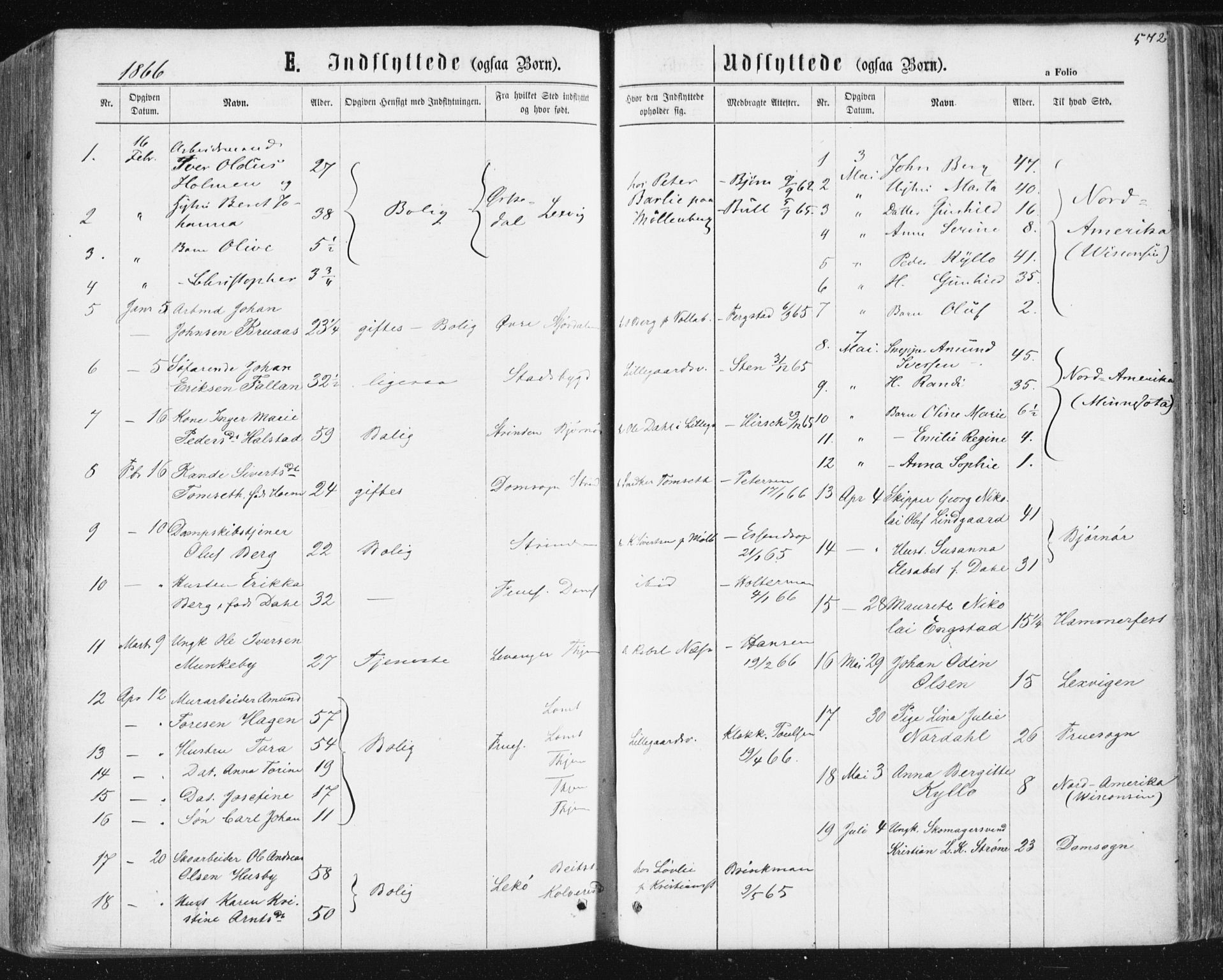 Ministerialprotokoller, klokkerbøker og fødselsregistre - Sør-Trøndelag, SAT/A-1456/604/L0186: Parish register (official) no. 604A07, 1866-1877, p. 572