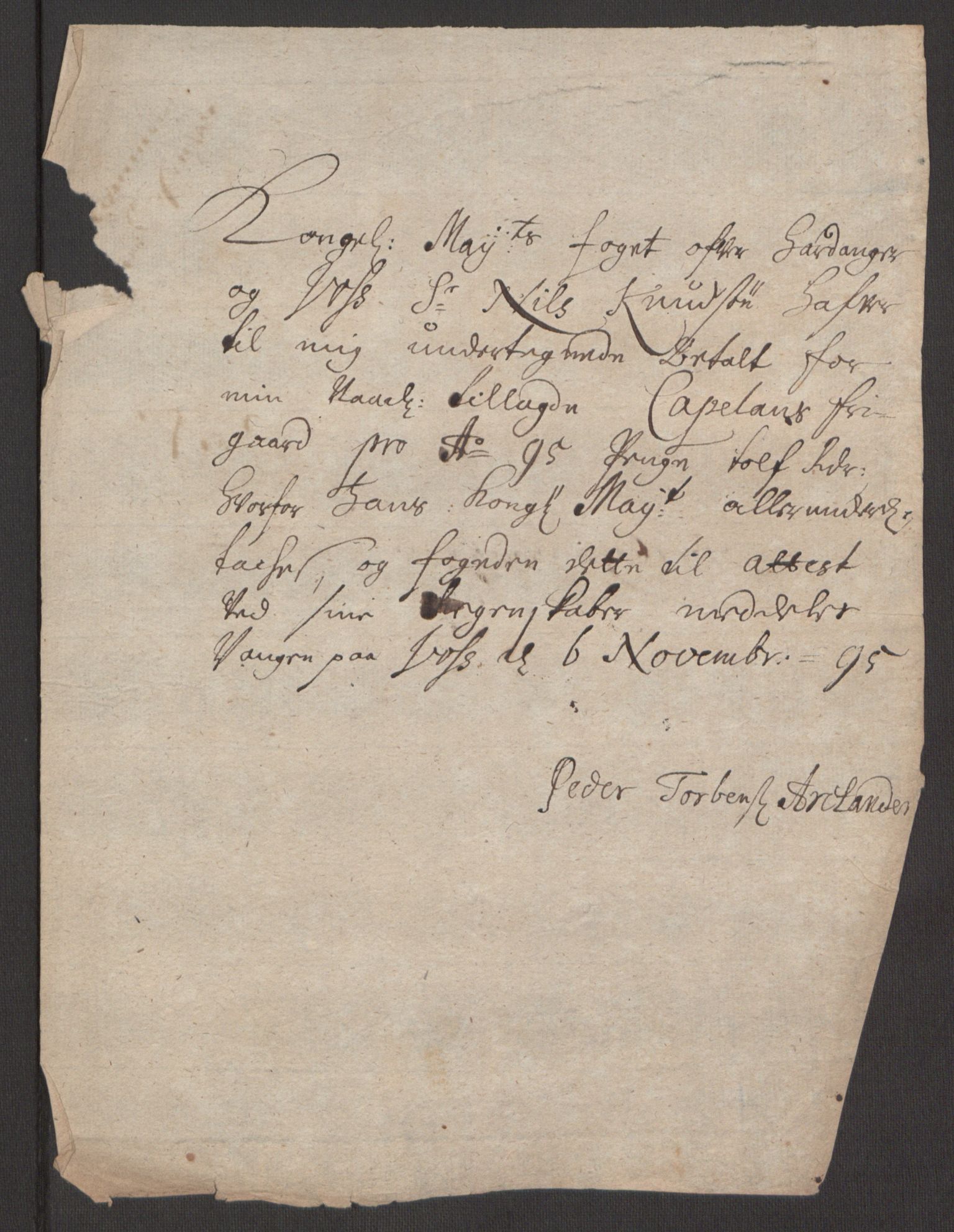 Rentekammeret inntil 1814, Reviderte regnskaper, Fogderegnskap, AV/RA-EA-4092/R48/L2976: Fogderegnskap Sunnhordland og Hardanger, 1695-1696, p. 197