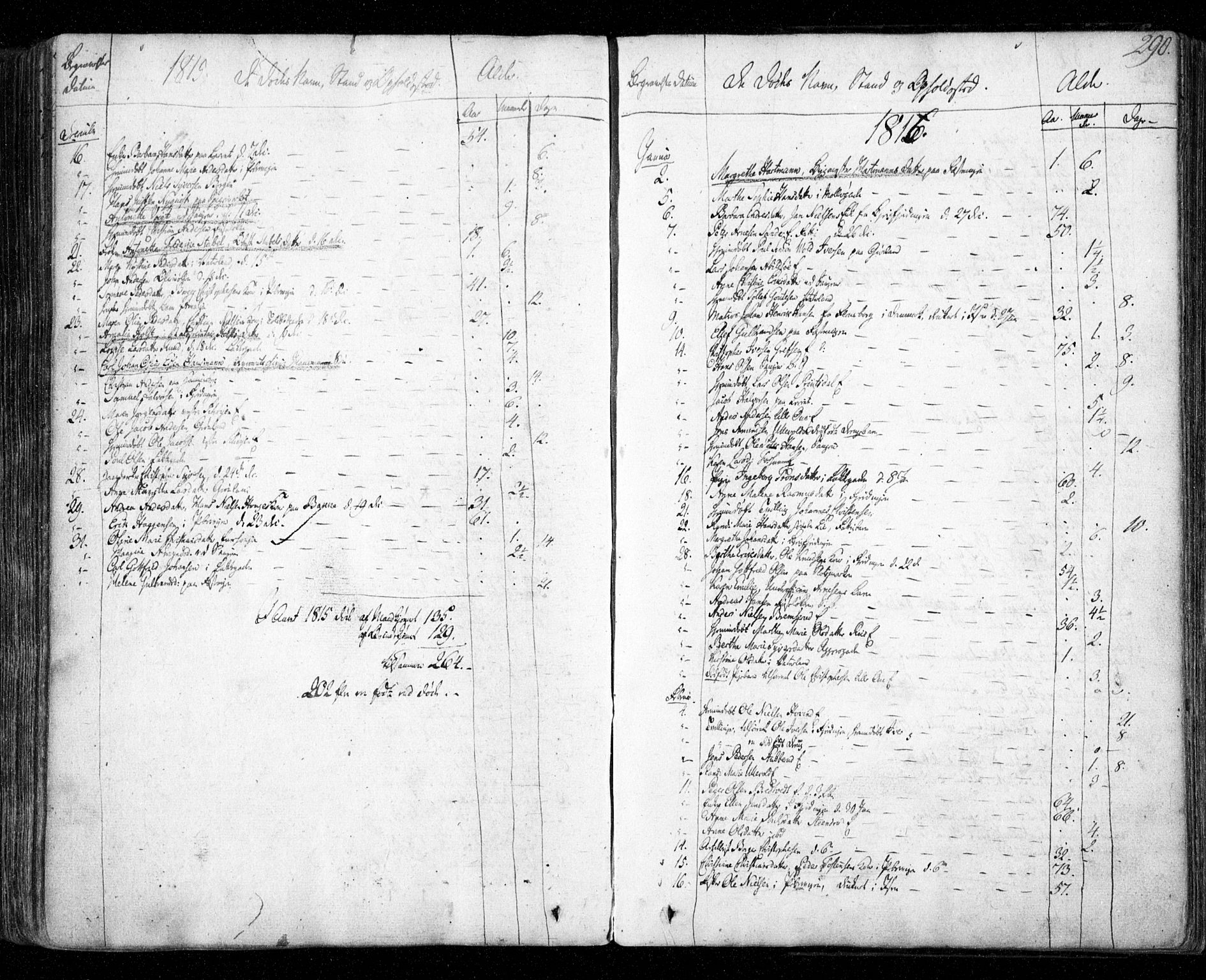 Aker prestekontor kirkebøker, SAO/A-10861/F/L0011: Parish register (official) no. 11, 1810-1819, p. 290