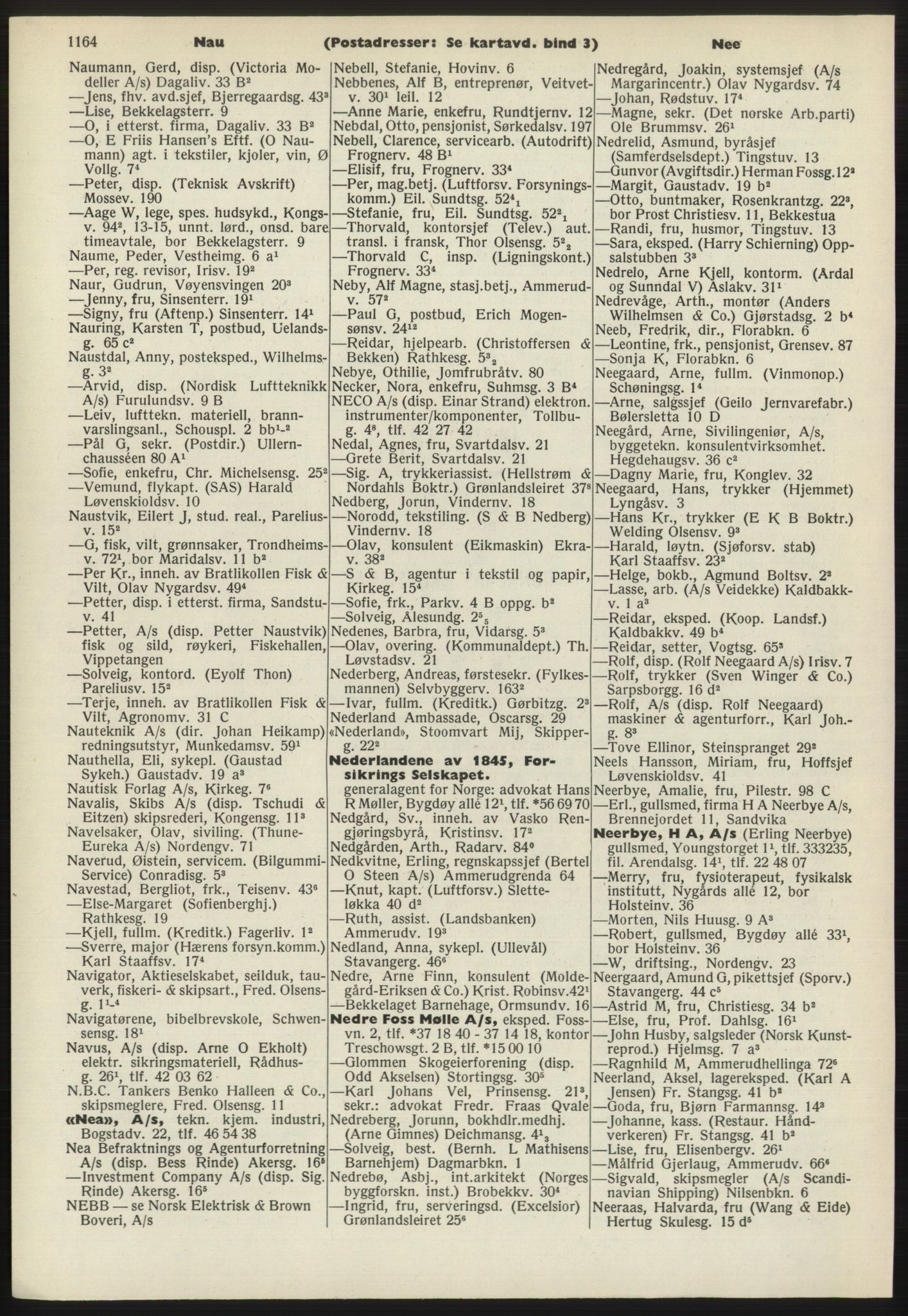 Kristiania/Oslo adressebok, PUBL/-, 1970-1971, p. 1164