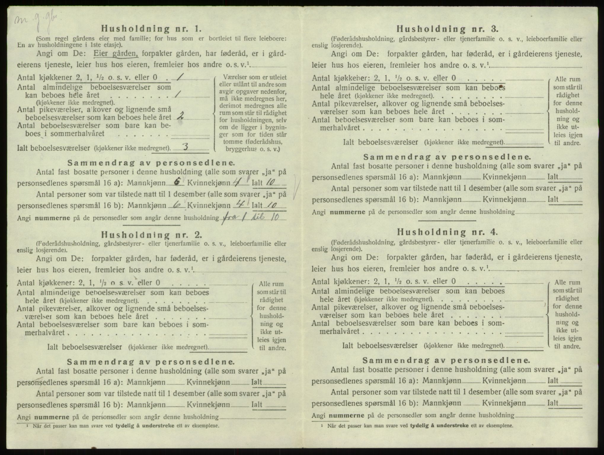 SAB, 1920 census for Breim, 1920, p. 472