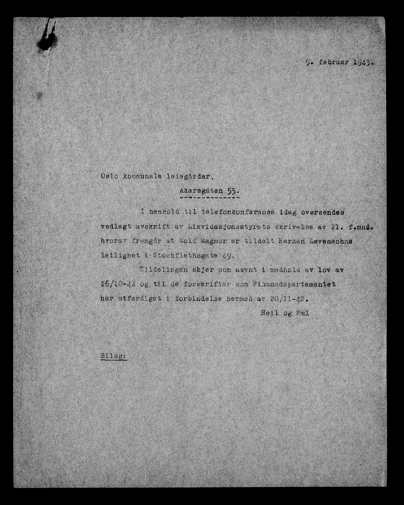 Justisdepartementet, Tilbakeføringskontoret for inndratte formuer, AV/RA-S-1564/H/Hc/Hcc/L0958: --, 1945-1947, p. 569